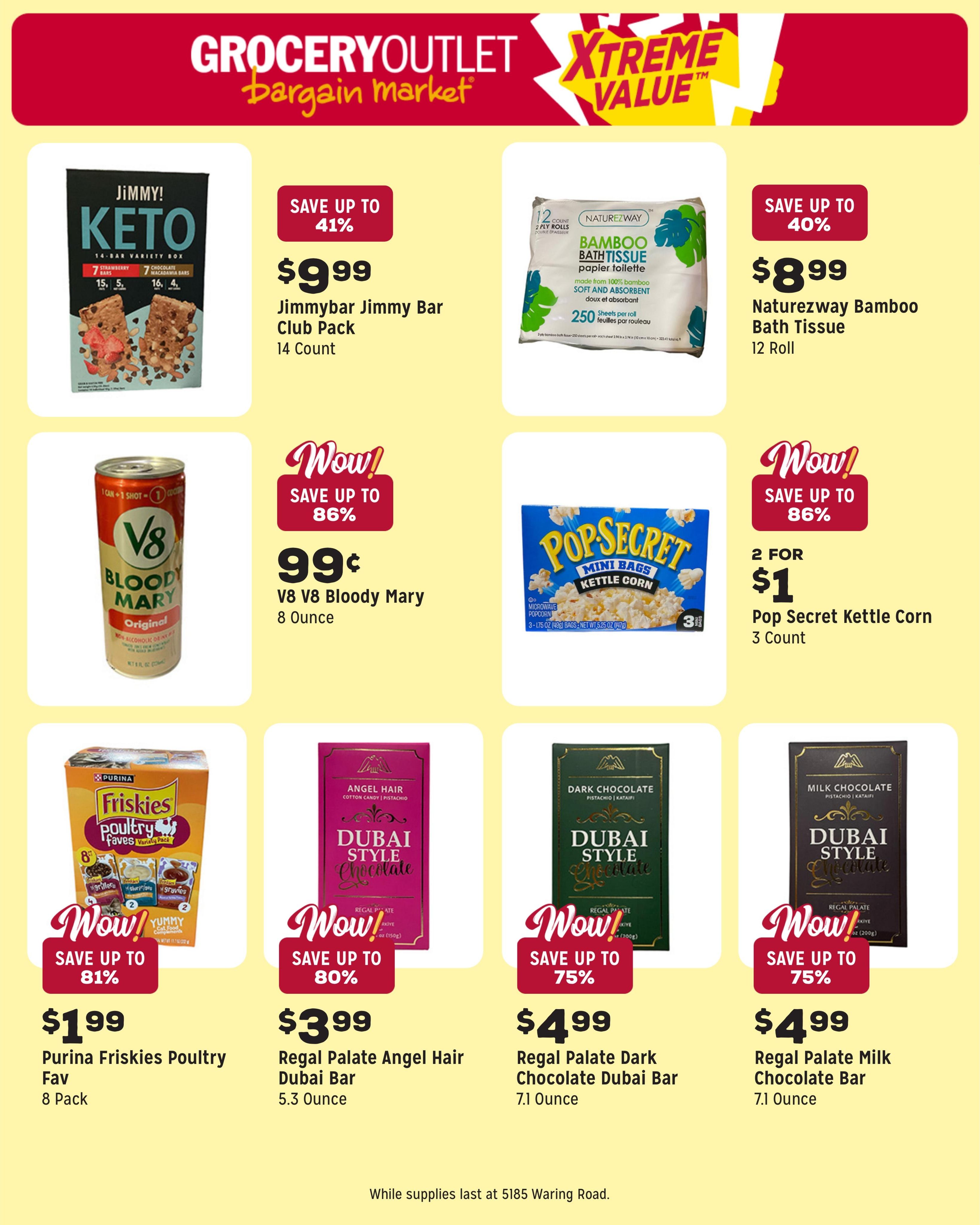 Grocery Outlet (San Diego Area, CA) Weekly Ad August 12 - 18, 2026