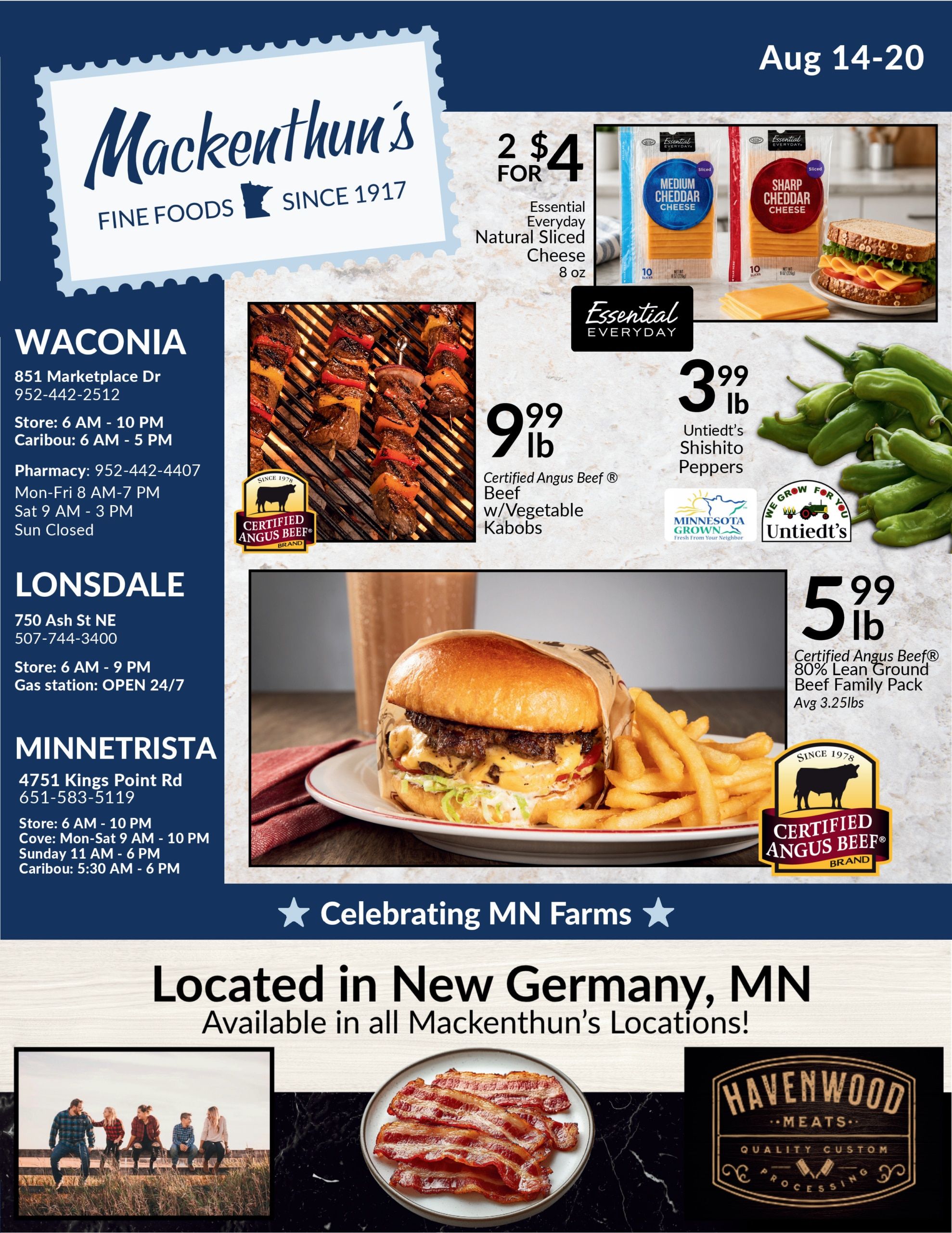 Mackenthun's Weekly Ad August 14 - 20, 2026