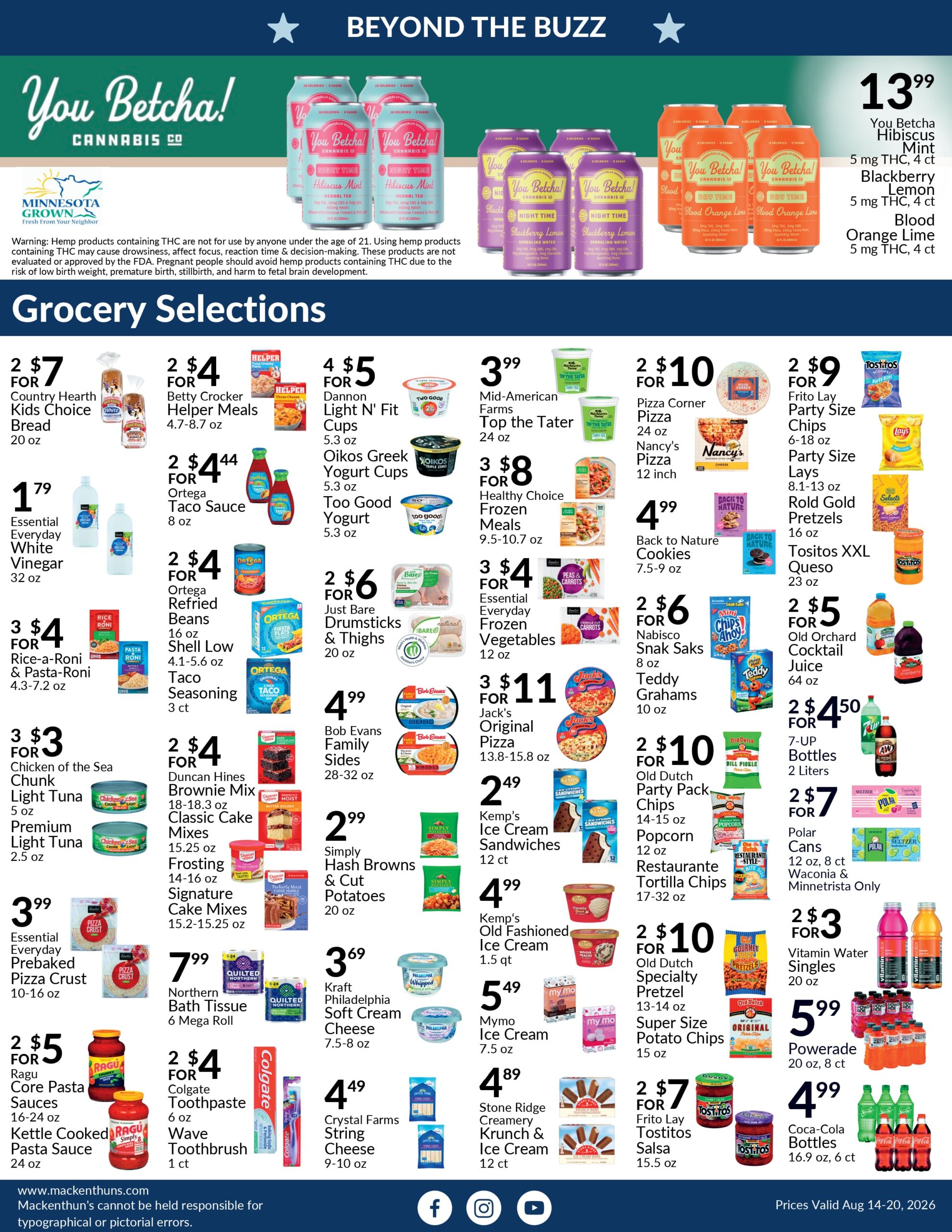 Mackenthun's Weekly Ad August 14 - 20, 2026
