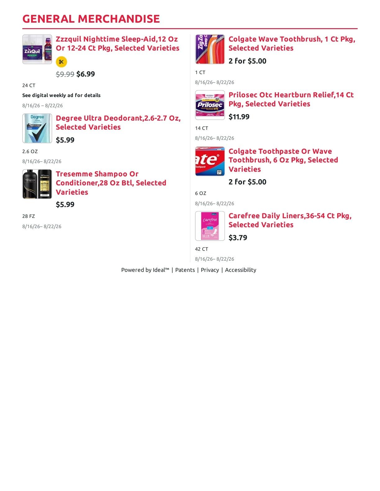 Radermacher's Fresh Market Weekly Ad August 16 - 22, 2026