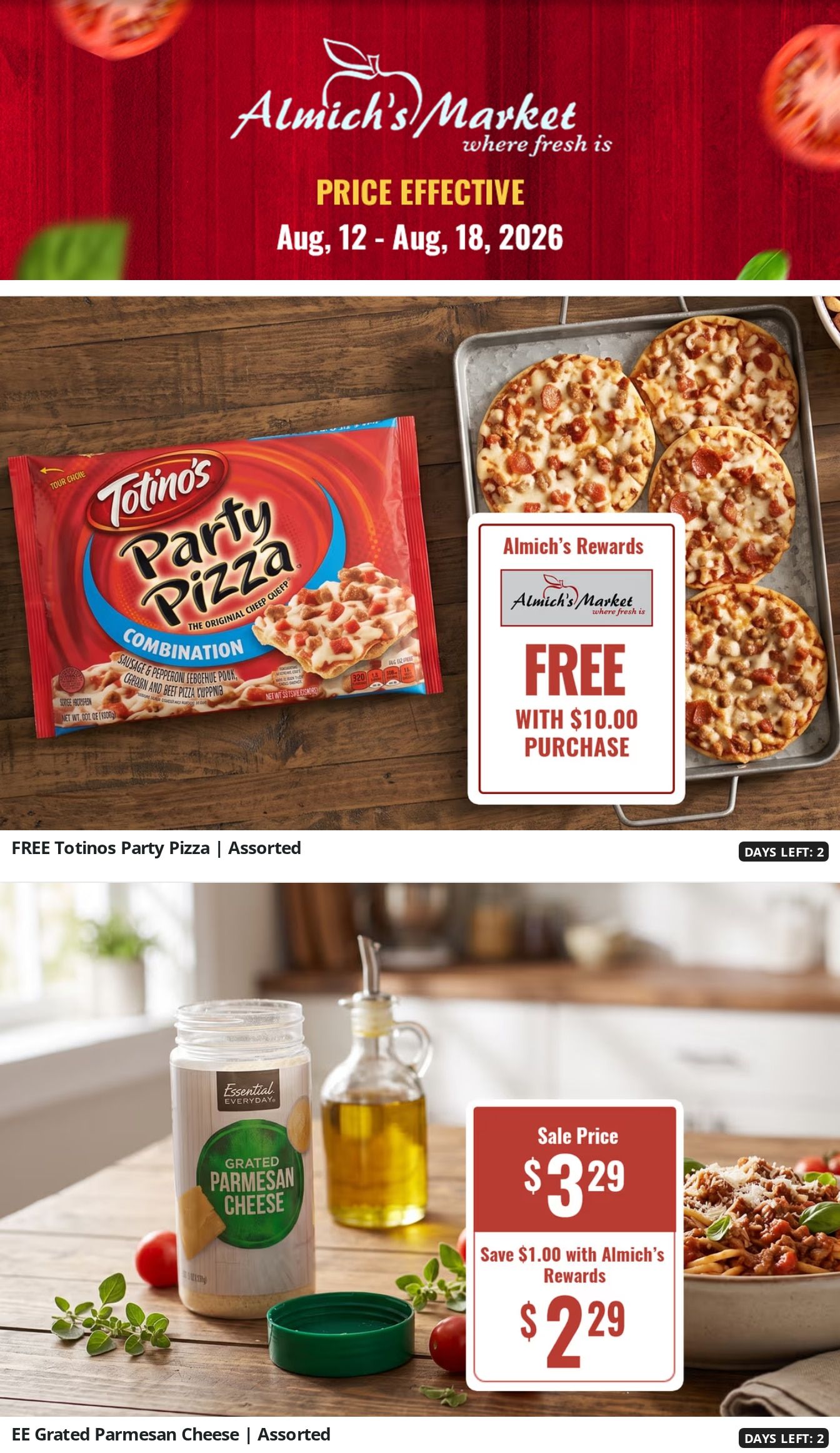 Almich's Market (Minnesota) Weekly Ad August 12 - 18, 2026