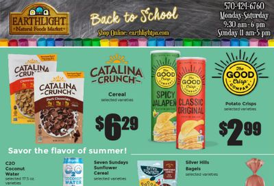 Earthlight Natural Foods Weekly Ad August 1 - 31, 2026
