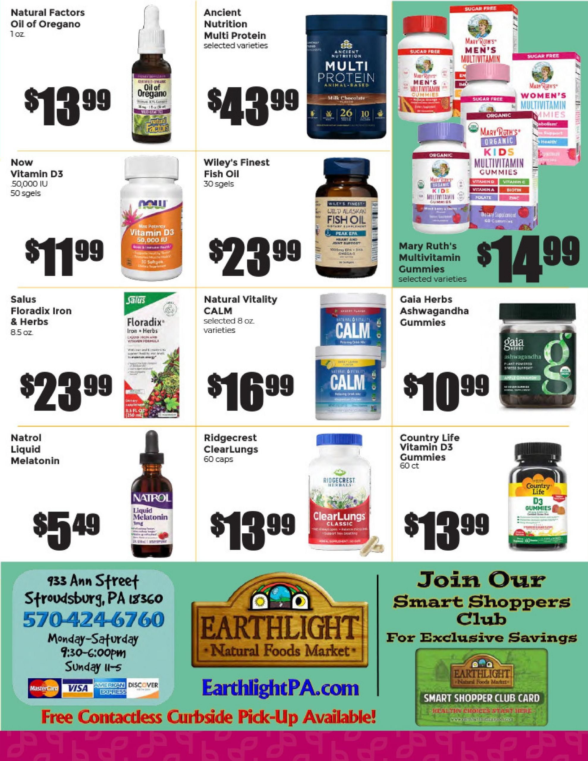 Earthlight Natural Foods Weekly Ad August 1 - 31, 2026