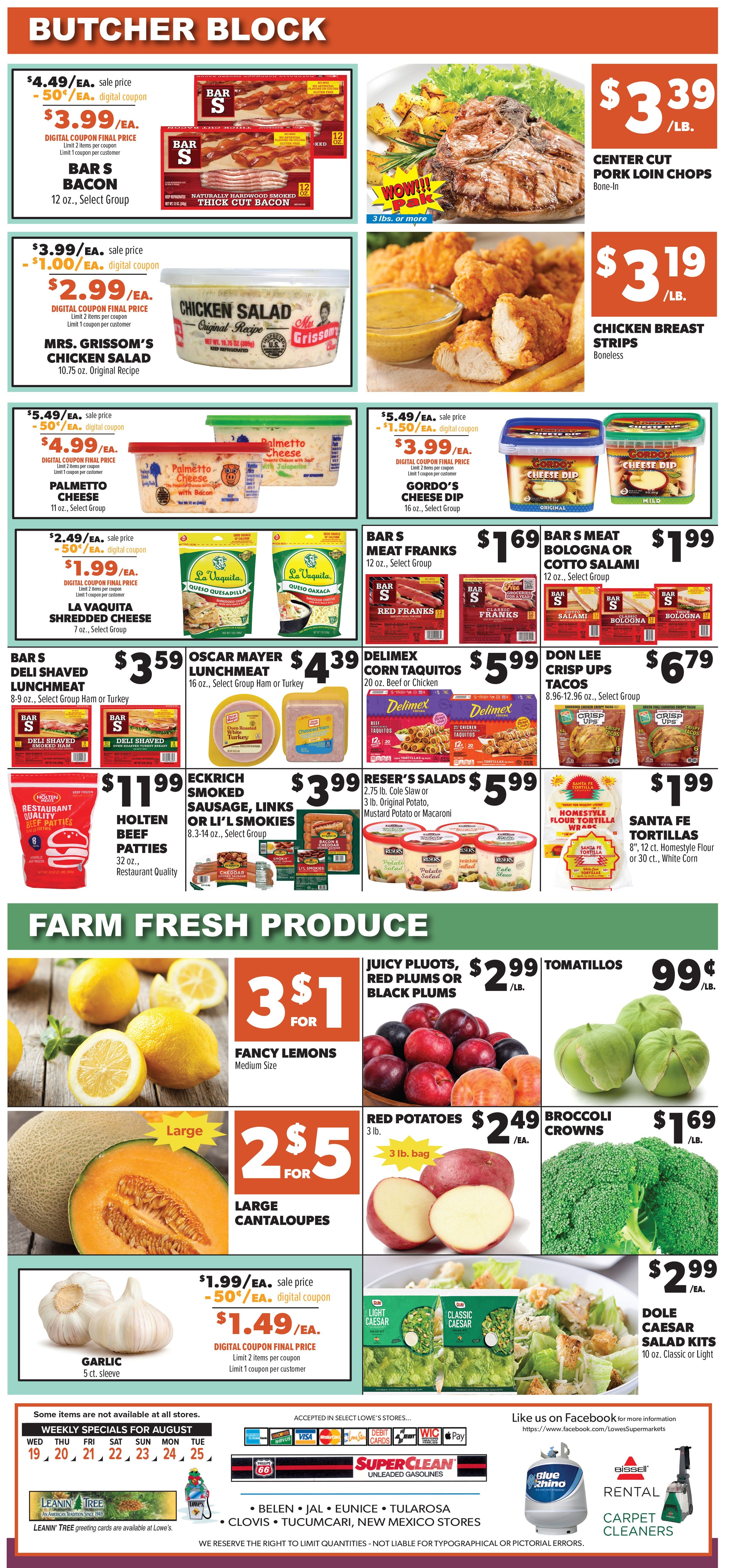 Lowe's Market Weekly Ad August 19 - 25, 2026