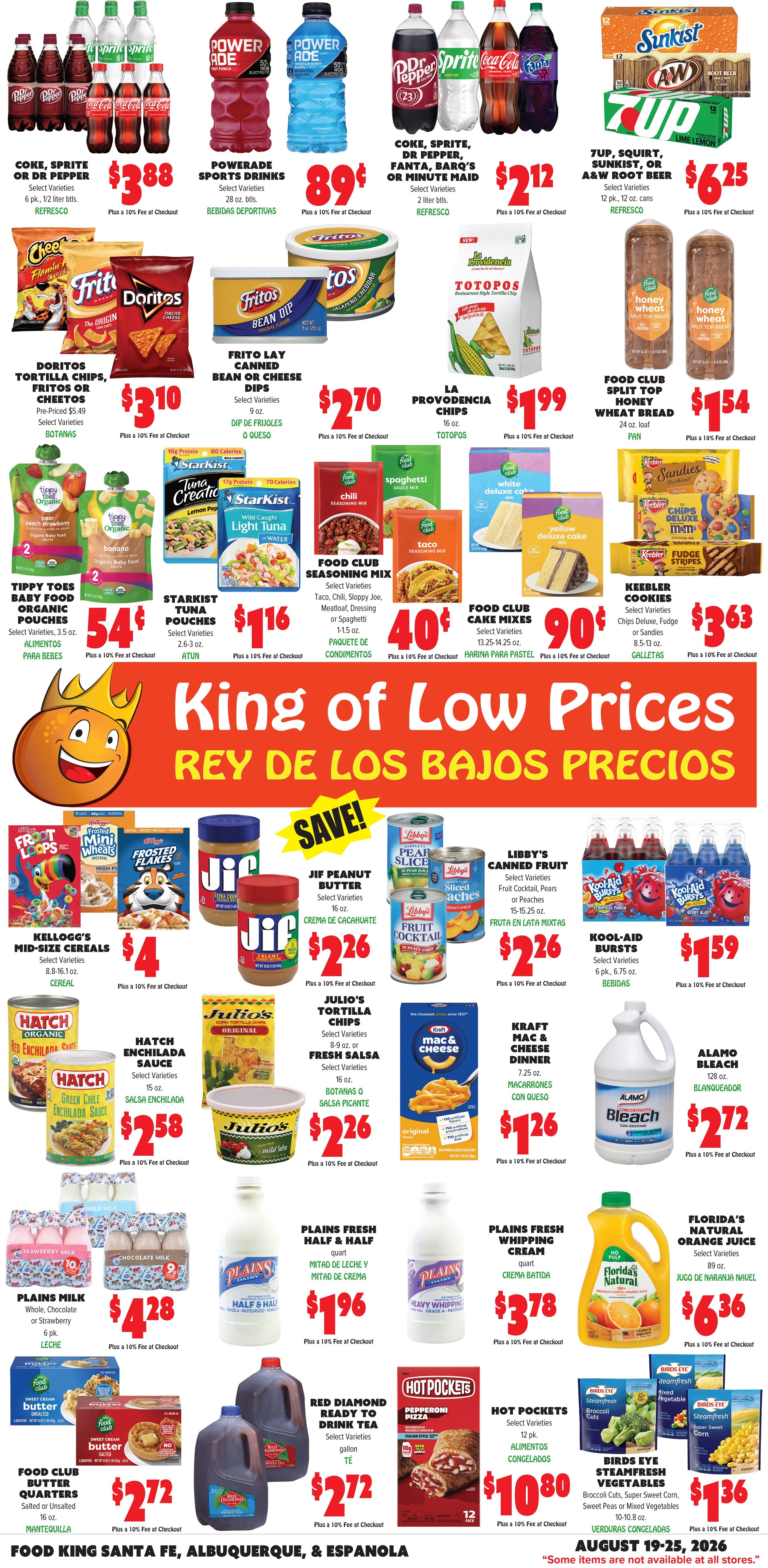 Food King Weekly Ad August 19 - 25, 2026