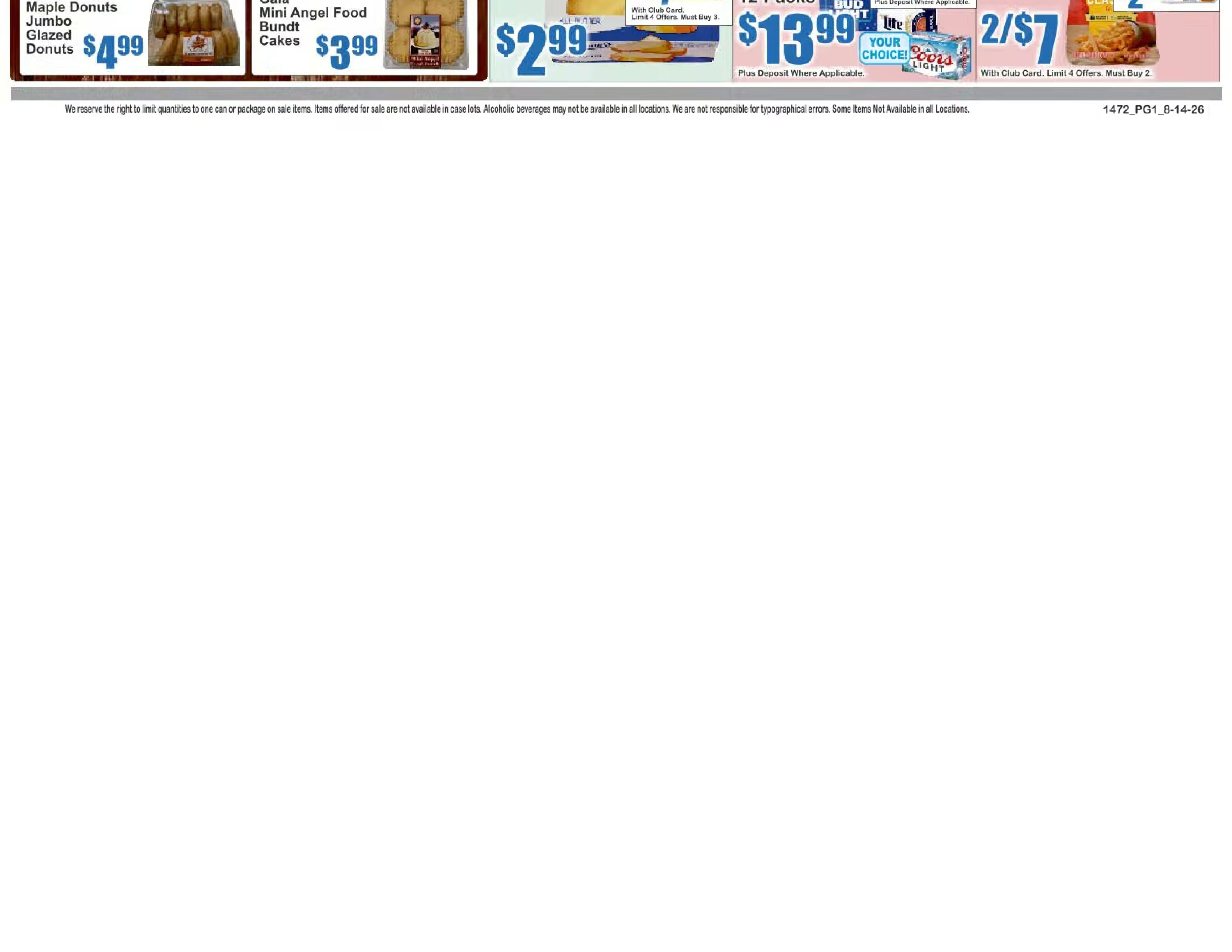 Almonte's Food Dynasty (1525 86th Street, Brooklyn, NY) Weekly Ad August 14 - 20, 2026