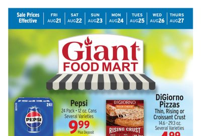 Giant Food Mart Weekly Ad August 21 - 27, 2026