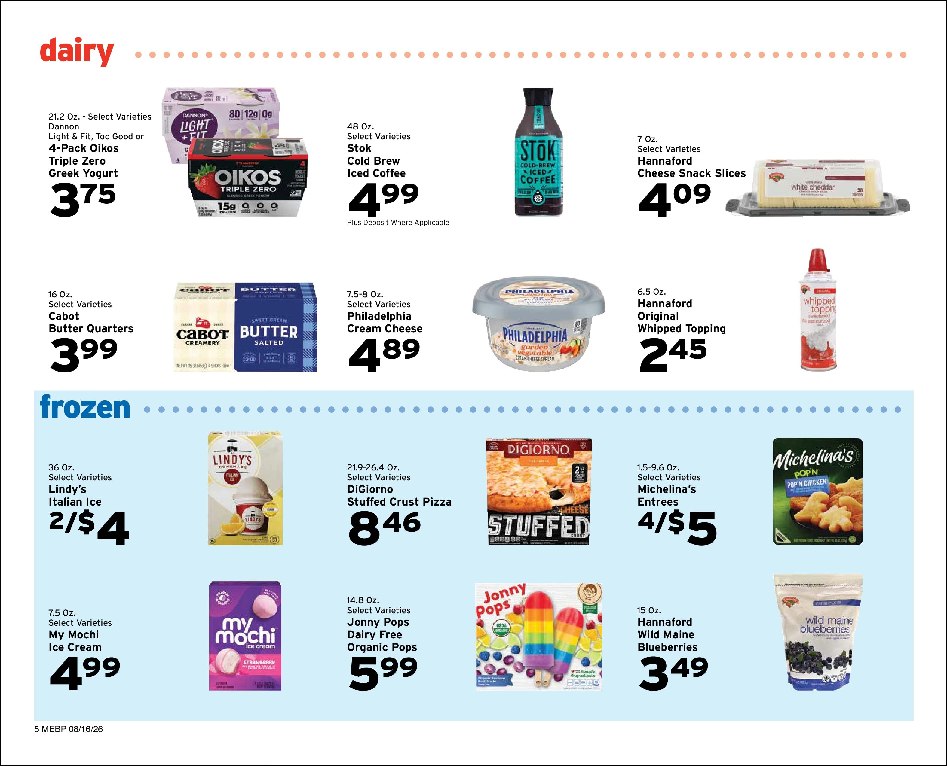 Mainely Provisions (72 Main St., Bethel, ME) Weekly Ad August 16 - 22, 2026