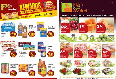 Elgin Fresh Market Weekly Ad August 14 - 20, 2026