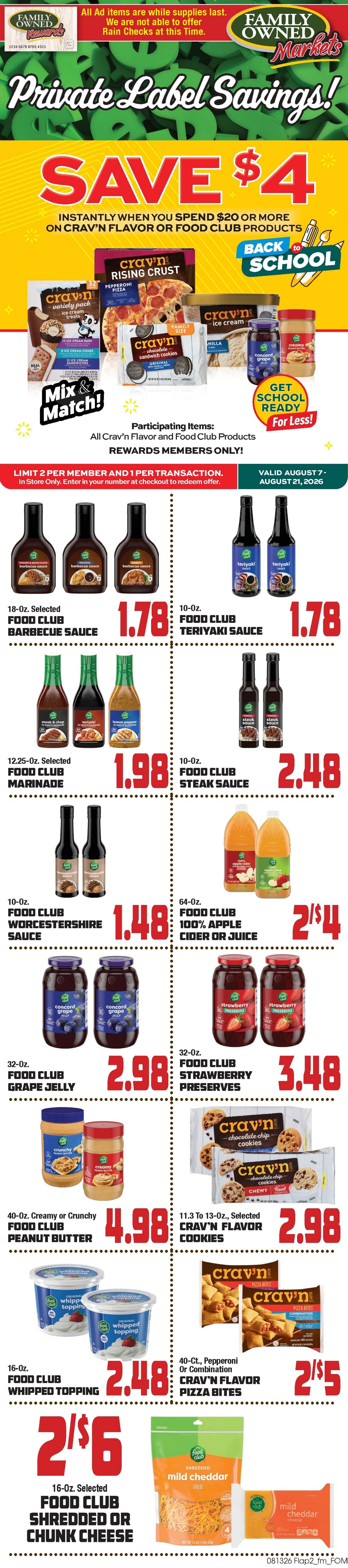 John Herr's Village Market Weekly Ad August 13 - 19, 2026