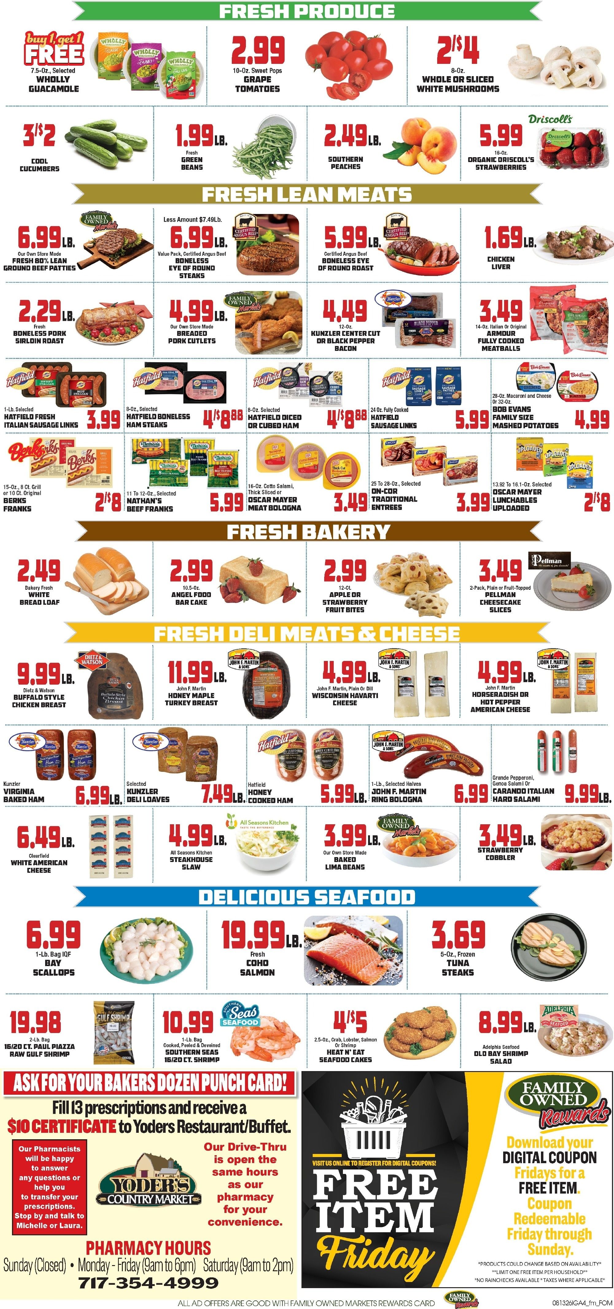 John Herr's Village Market Weekly Ad August 13 - 19, 2026