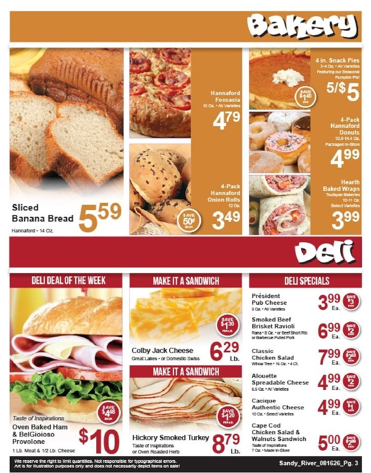 Sandy River Shop 'n Save Weekly Ad August 16 - 22, 2026