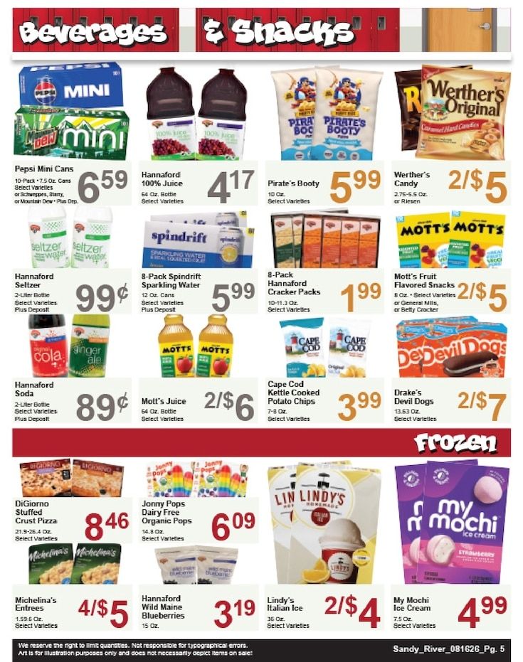Sandy River Shop 'n Save Weekly Ad August 16 - 22, 2026