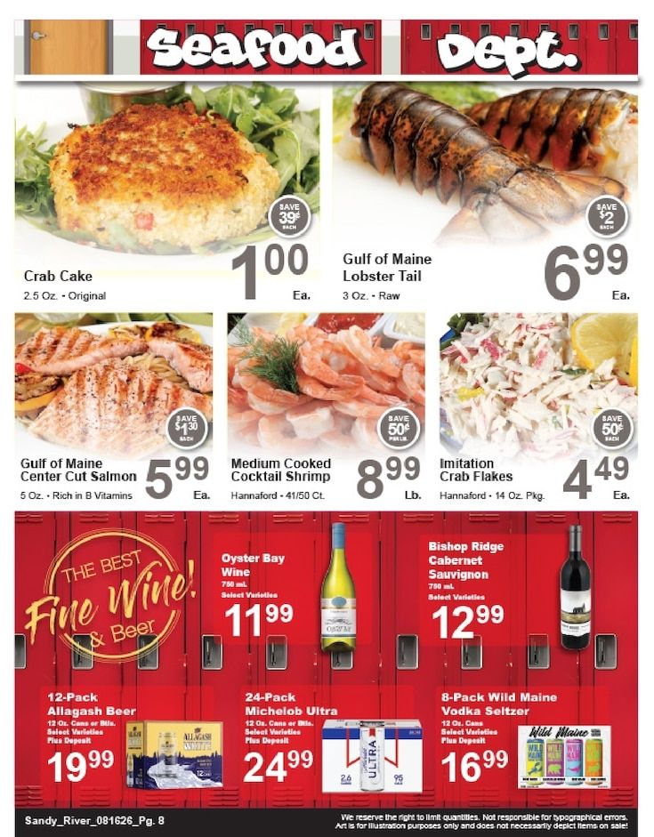 Sandy River Shop 'n Save Weekly Ad August 16 - 22, 2026
