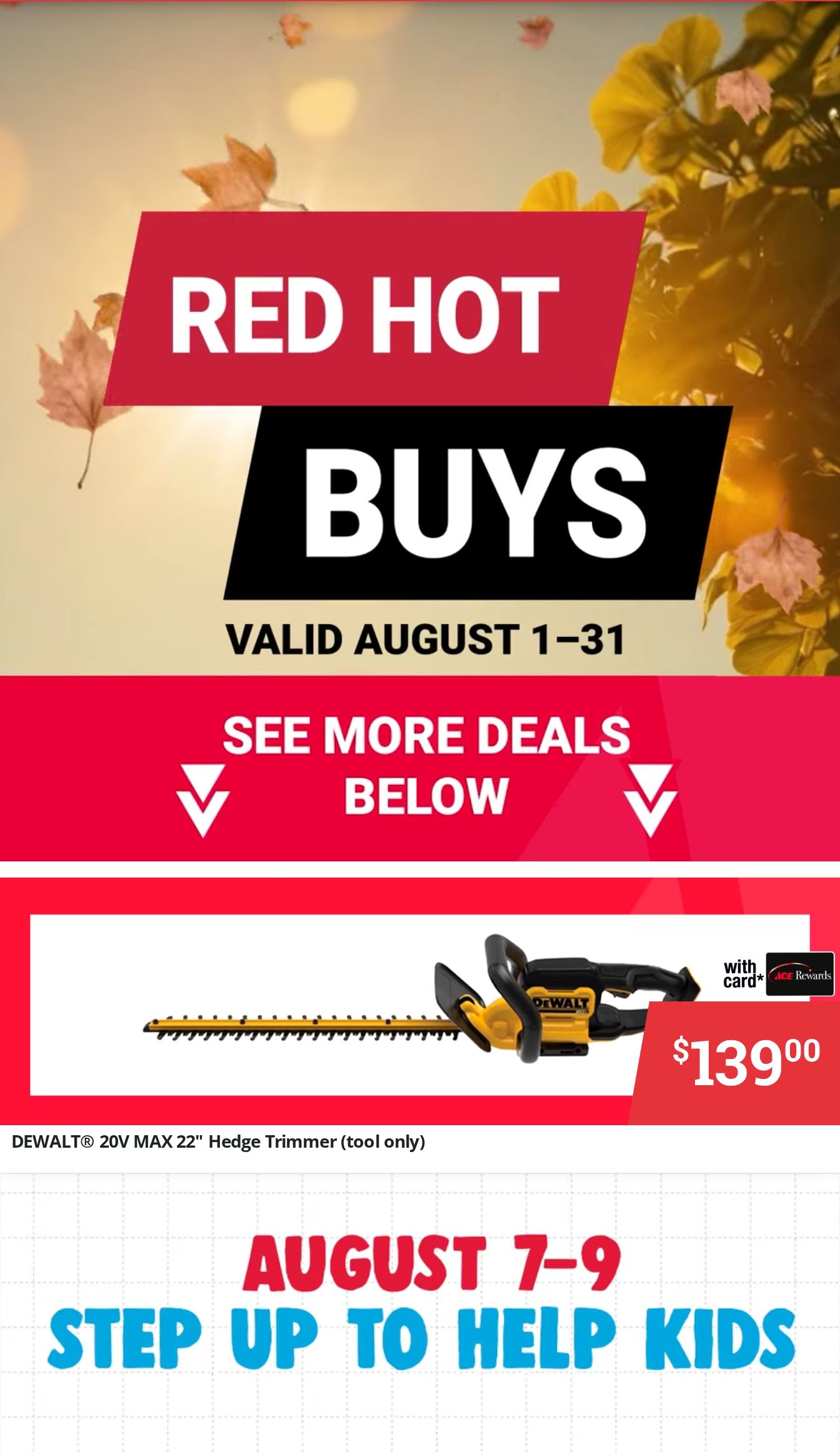 Burgers Ace Hardware Weekly Ad August 1 - 31, 2026