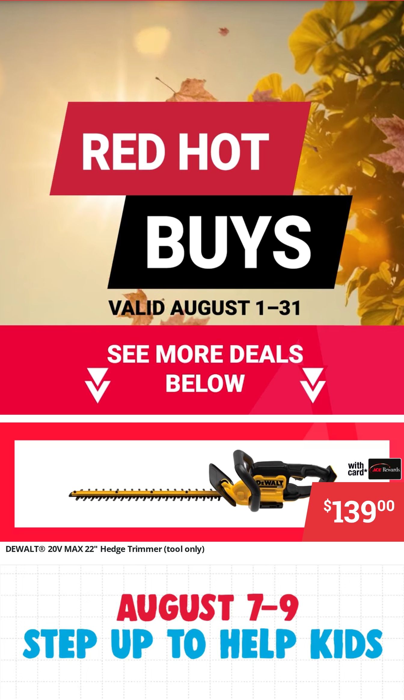 Calcutta Ace Hardware Weekly Ad August 1 - 31, 2026