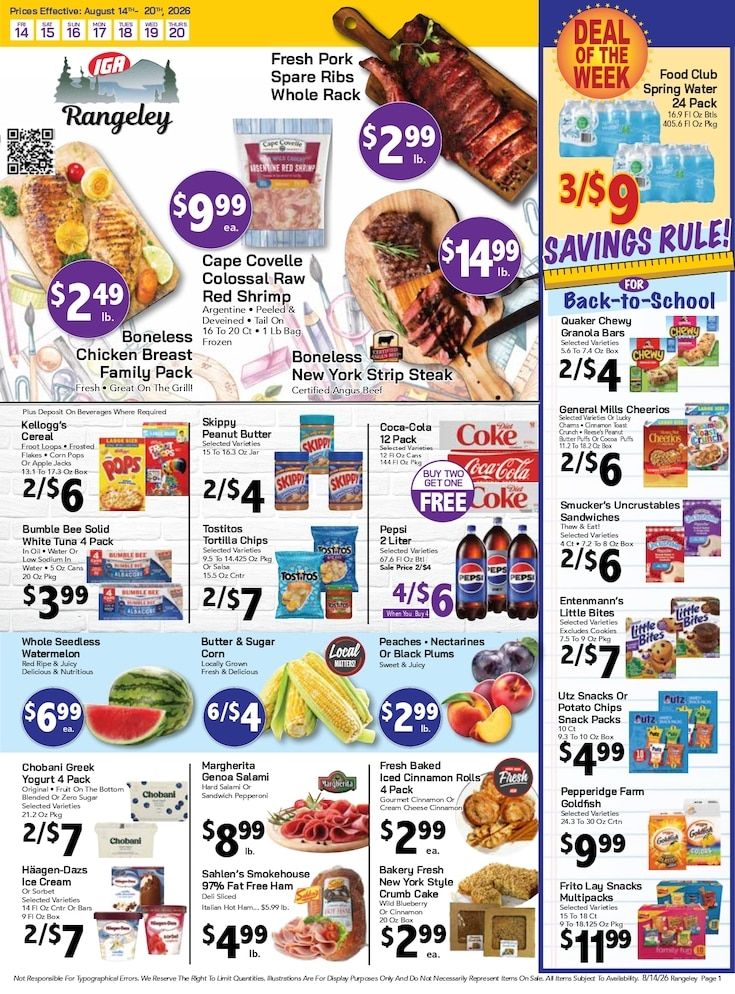 Lake Region IGA Weekly Ad August 14 - 20, 2026