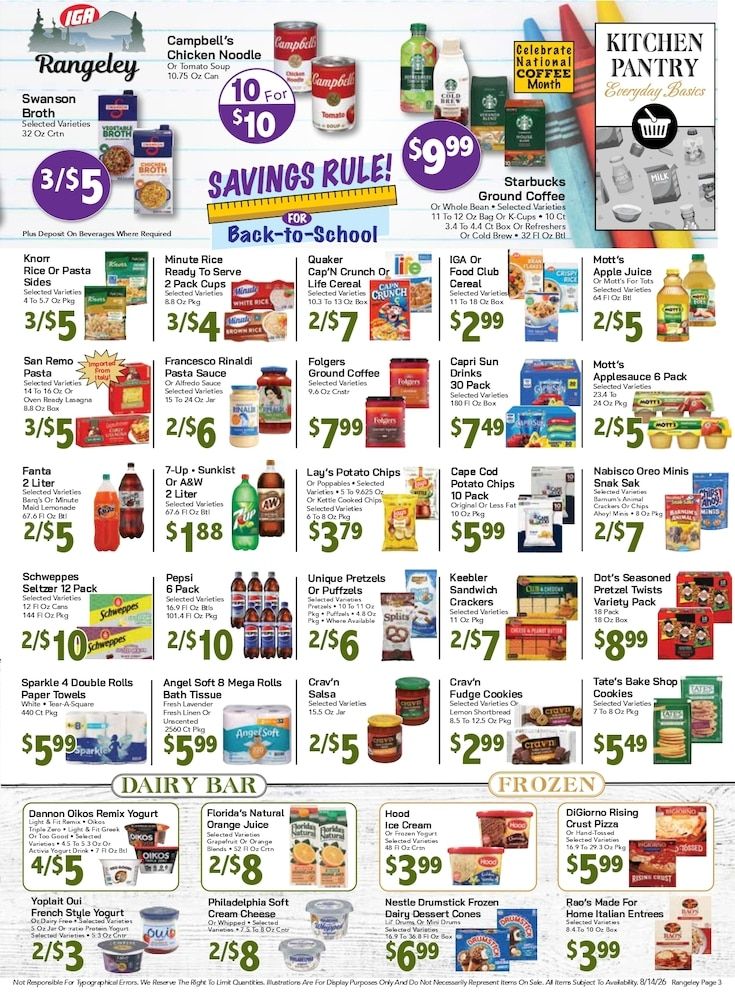Lake Region IGA Weekly Ad August 14 - 20, 2026