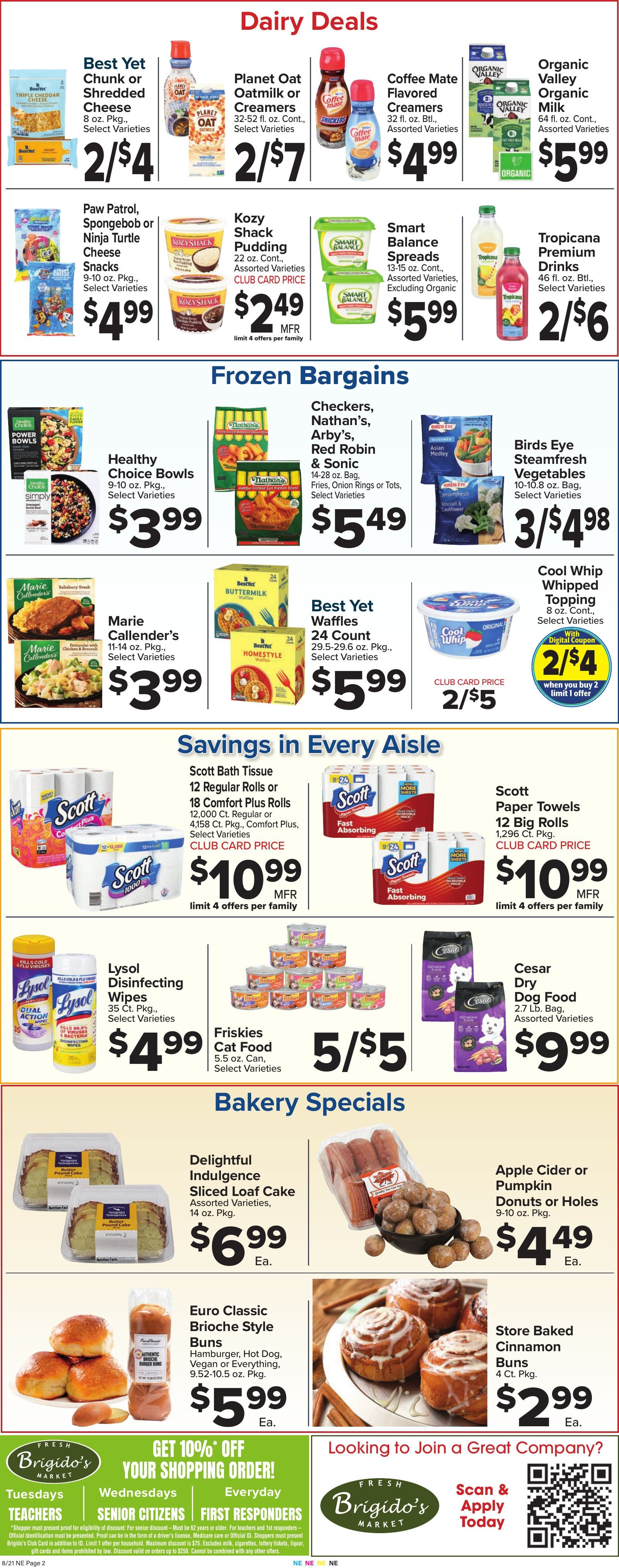 Brigido's Fresh Market Weekly Ad August 21 - 27, 2026
