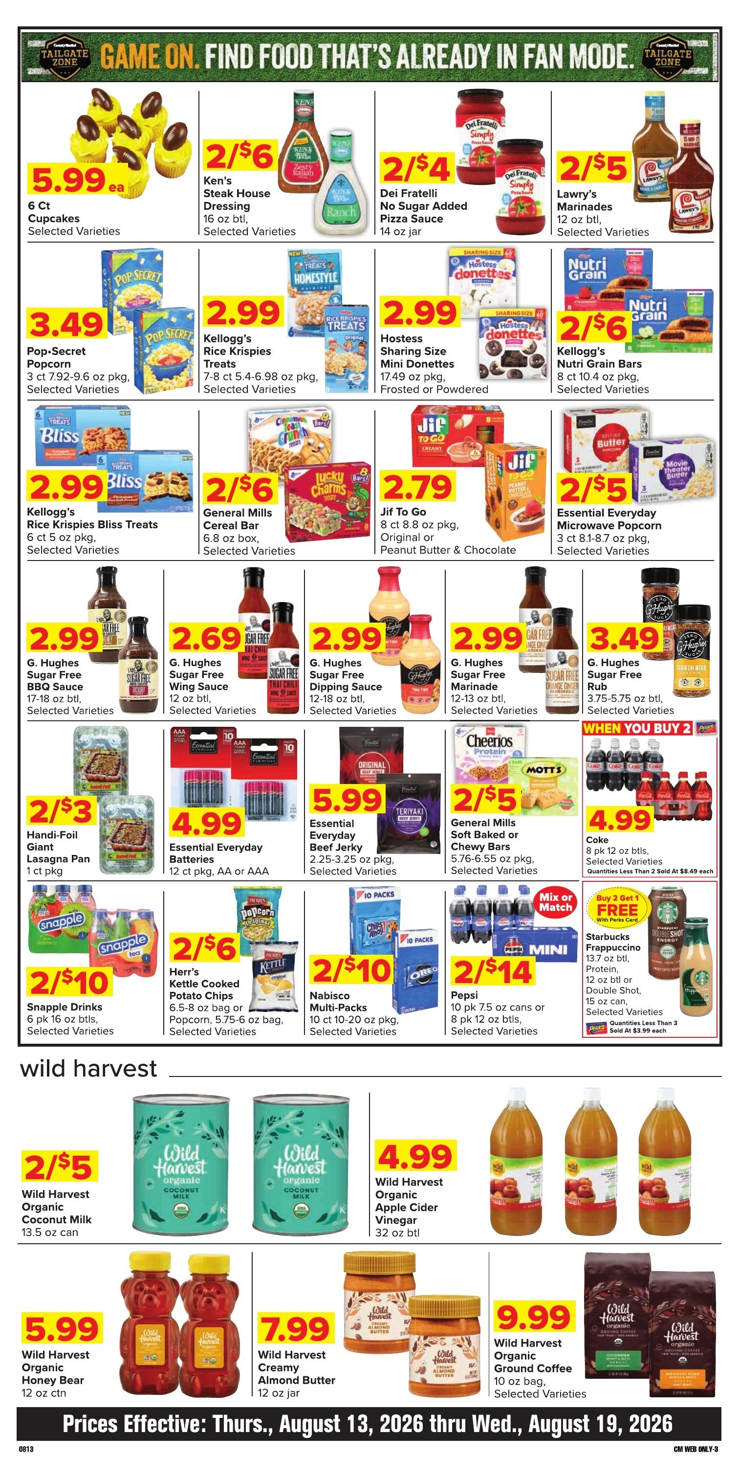 Grove City County Market Weekly Ad August 13 - 19, 2026