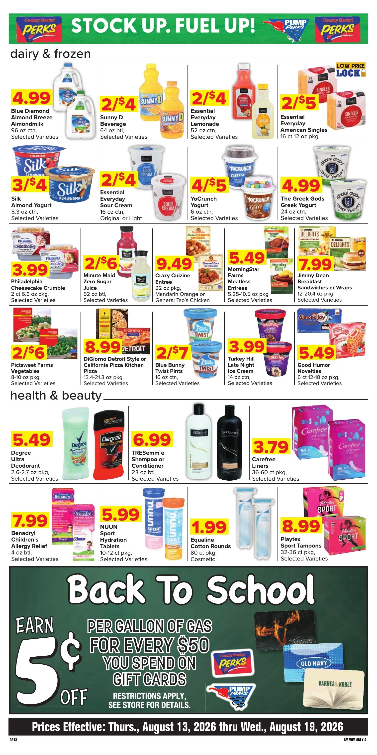 Grove City County Market Weekly Ad August 13 - 19, 2026