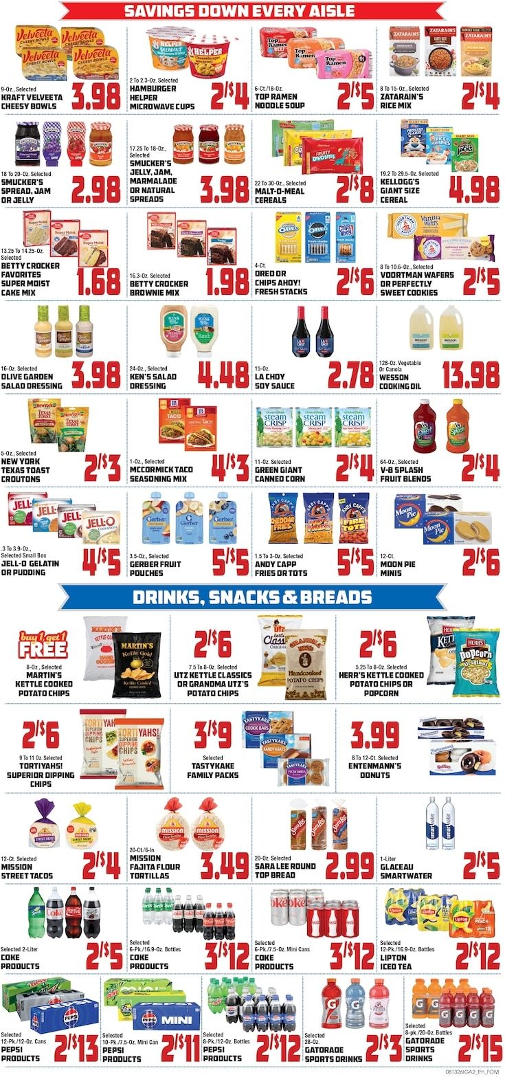 Saubel's Markets Weekly Ad August 13 - 19, 2026