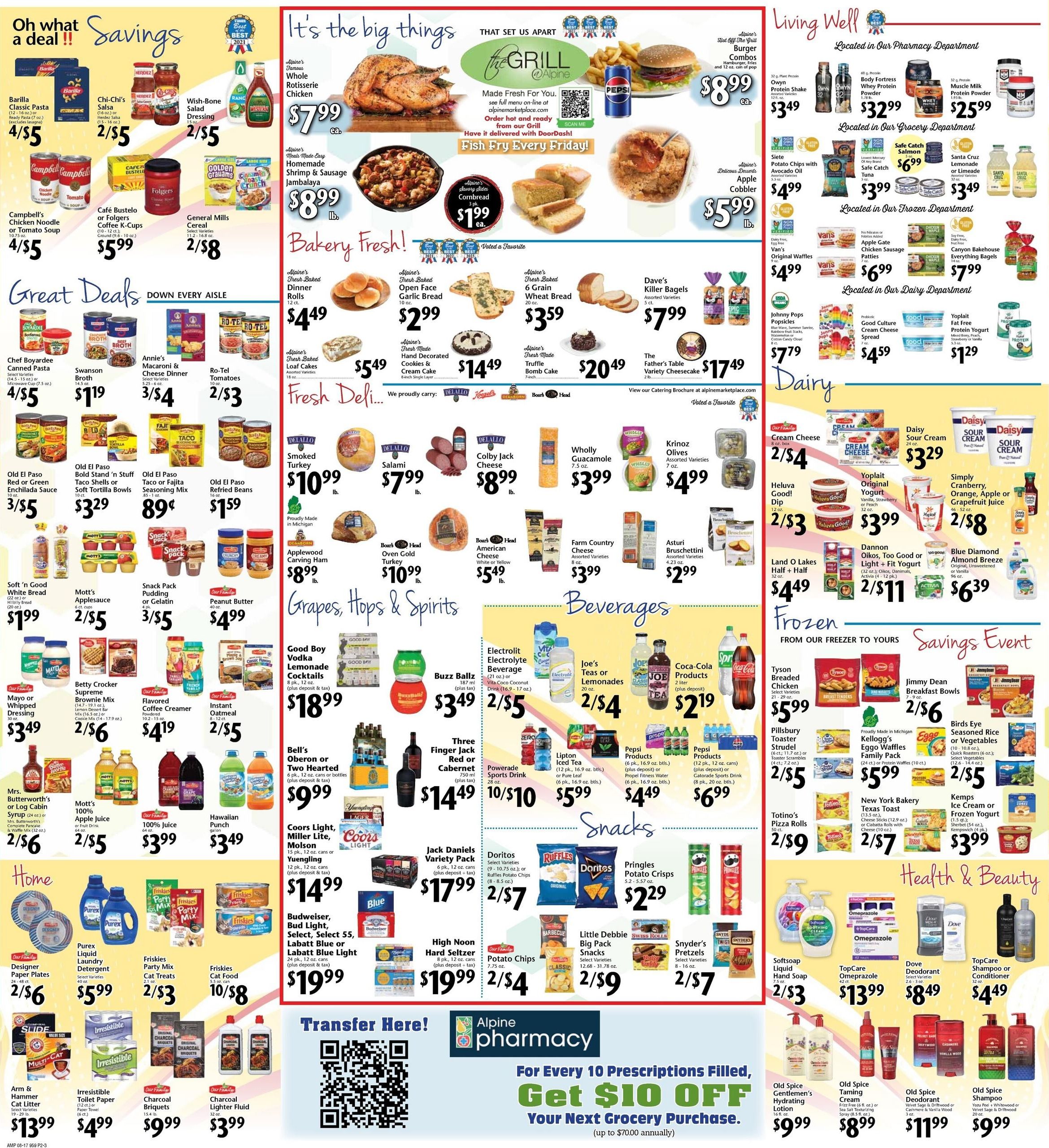 Alpine Marketplace Weekly Ad August 16 - 22, 2026