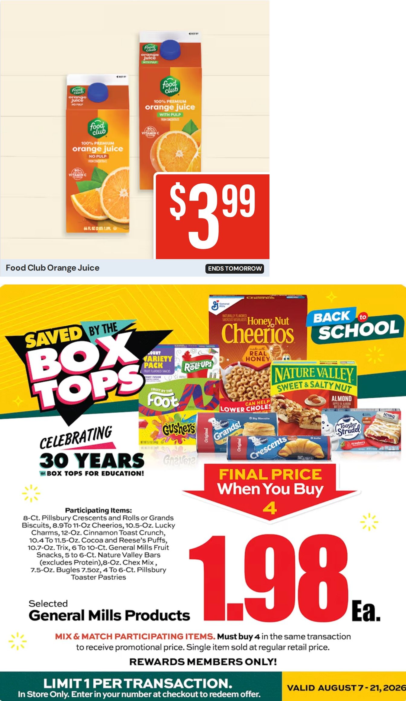 Quality Foods Tri County Weekly Ad August 12 - 18, 2026