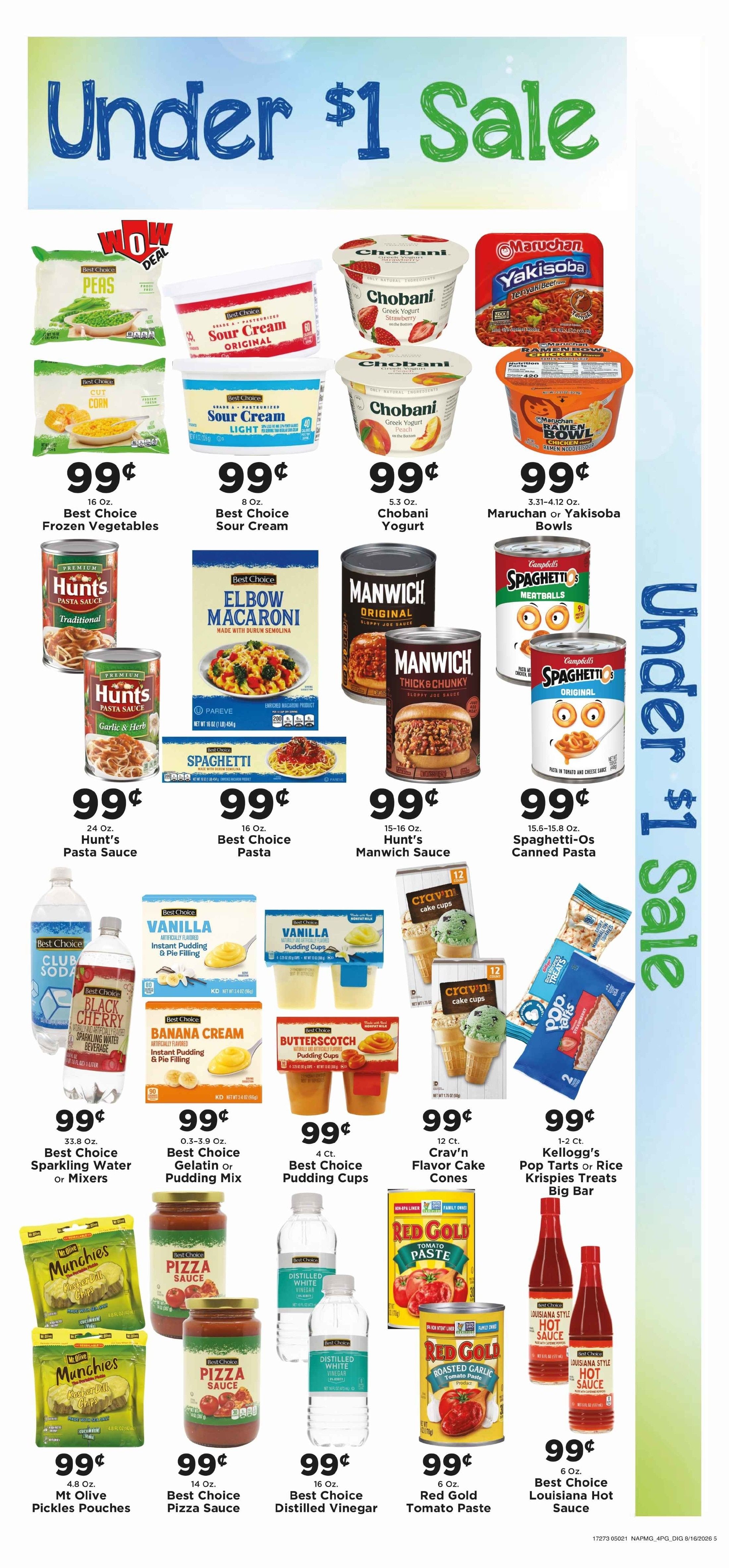 Chappell's Hometown Foods Weekly Ad August 17 - 23, 2026
