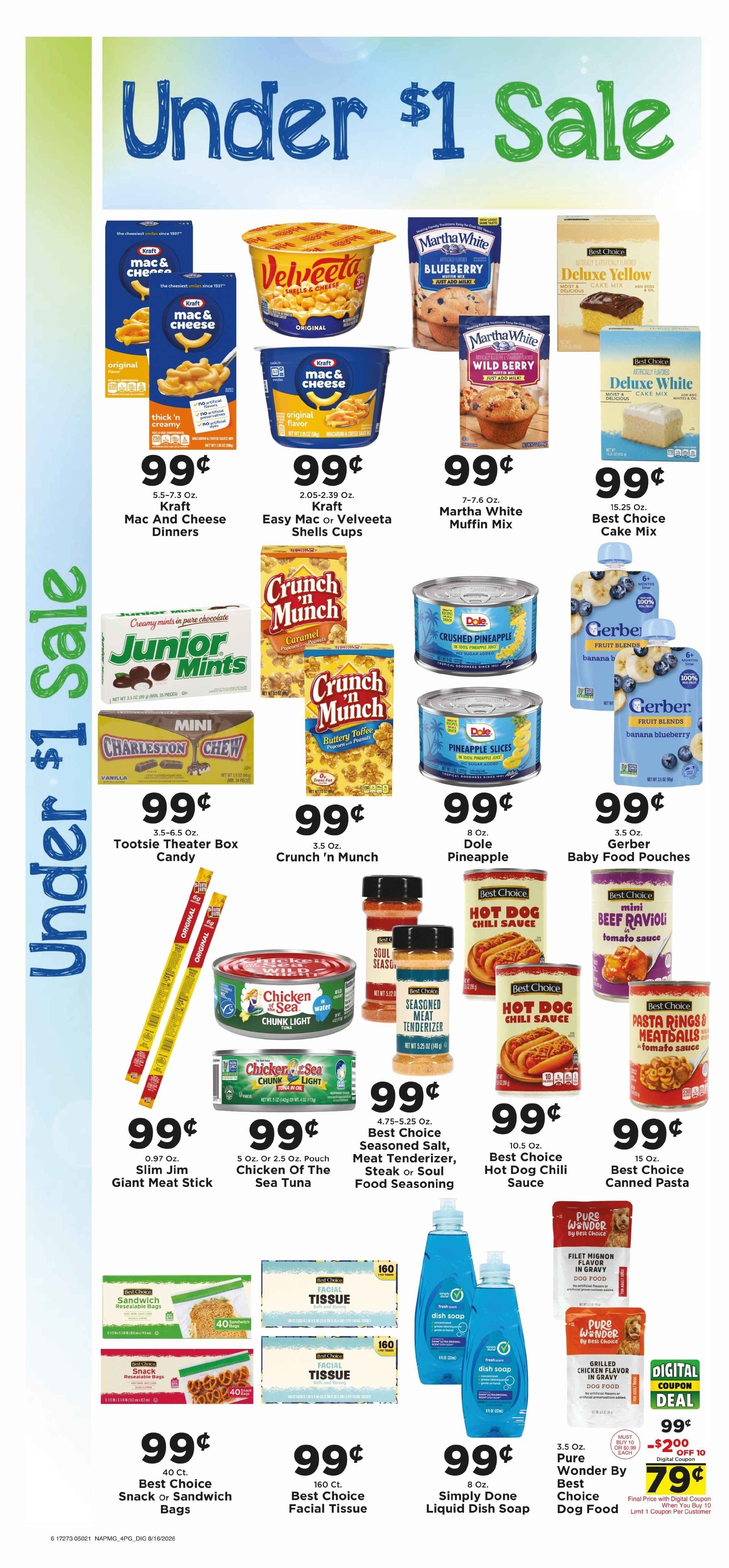 Chappell's Hometown Foods Weekly Ad August 17 - 23, 2026