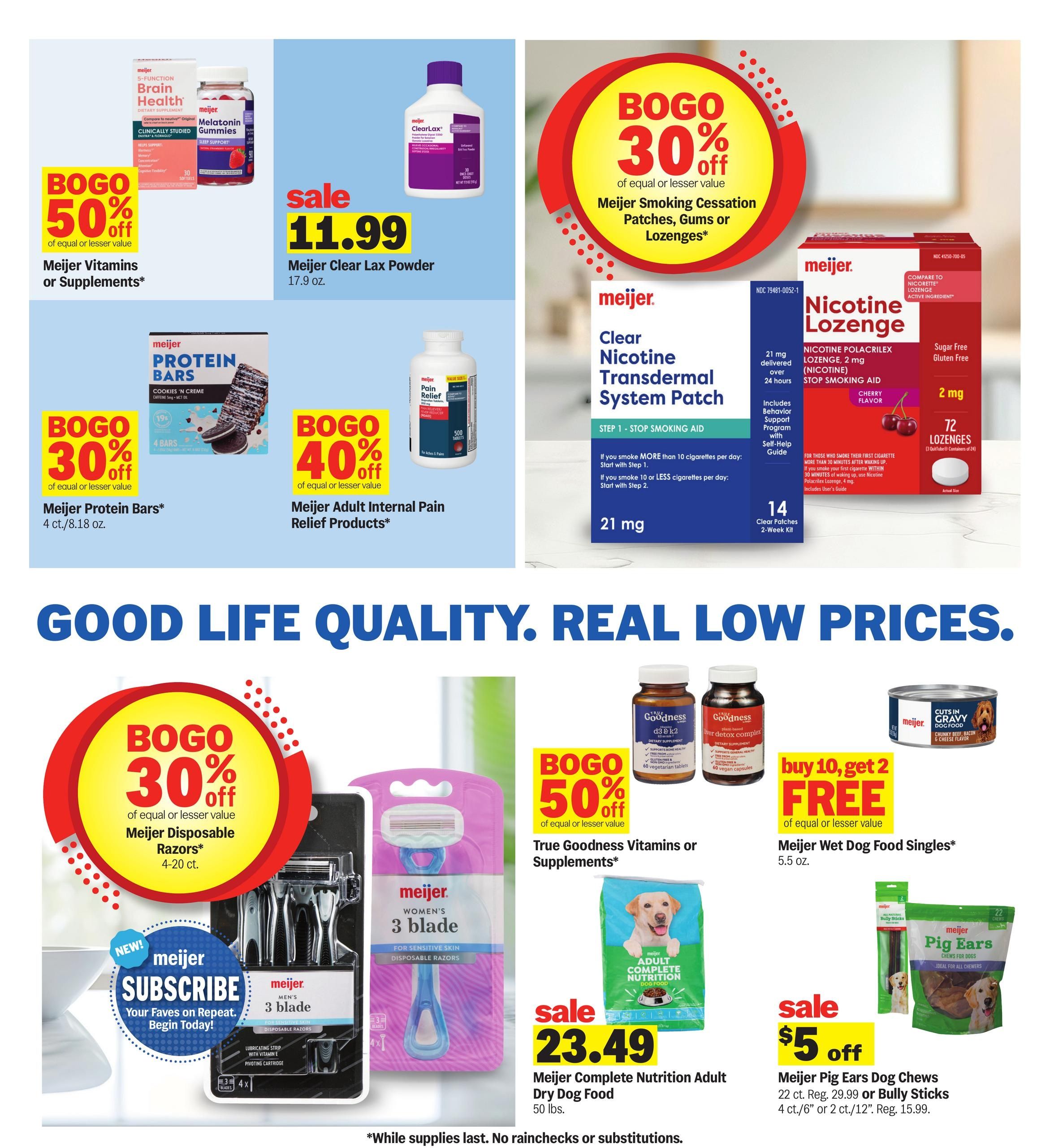 Meijer (Saint Joseph–Fairbury Area, IL) Weekly Ad August 19 - 25, 2026