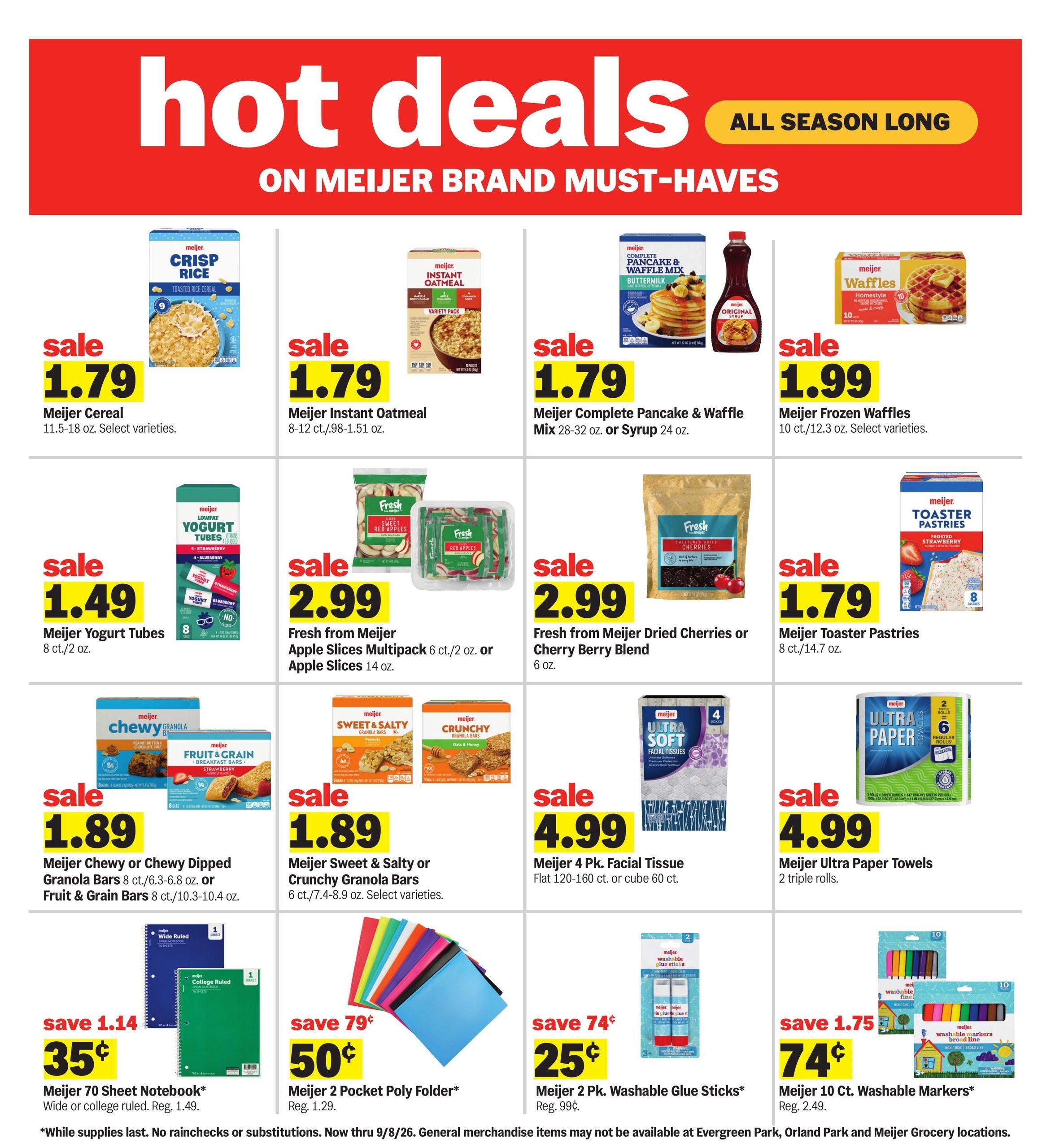 Meijer (Carmel Area, IN) Weekly Ad August 19 - 25, 2026