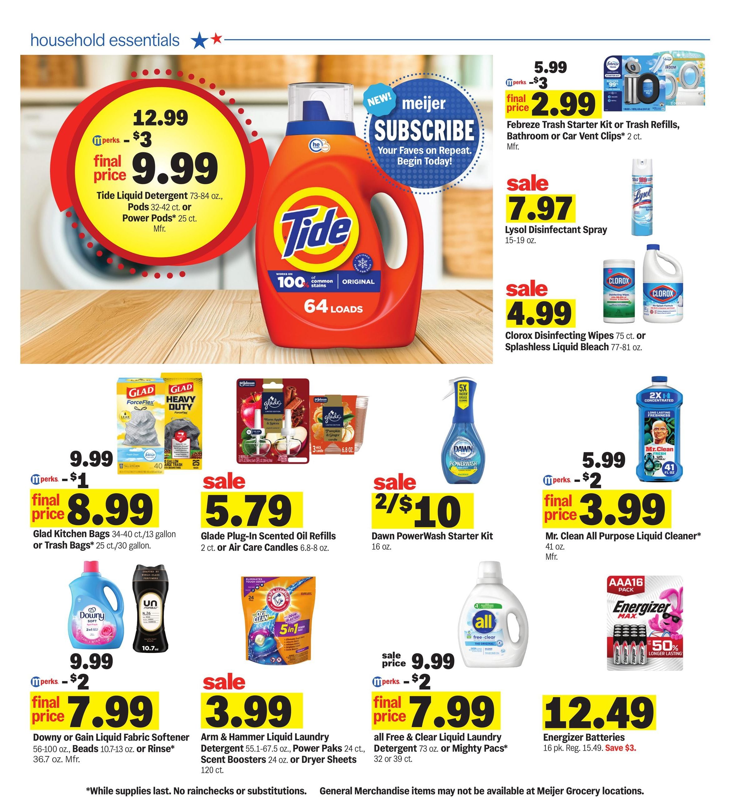 Meijer (WI) Weekly Ad August 19 - 25, 2026