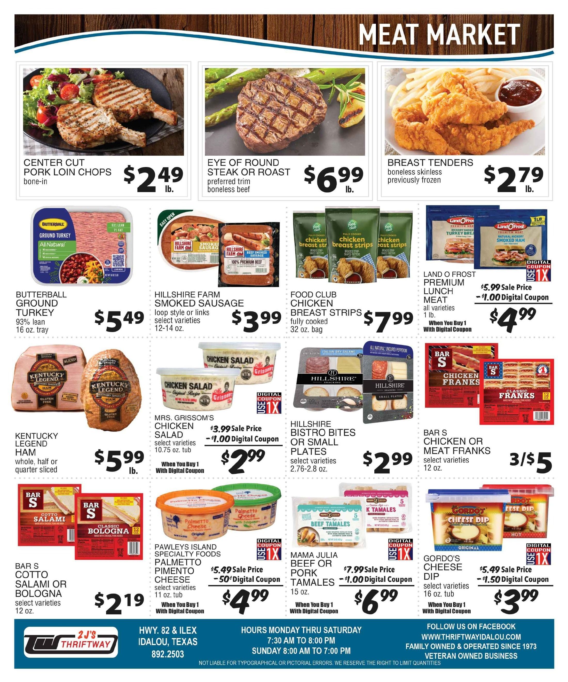 2 J's Thriftway Weekly Ad August 16 - 22, 2026