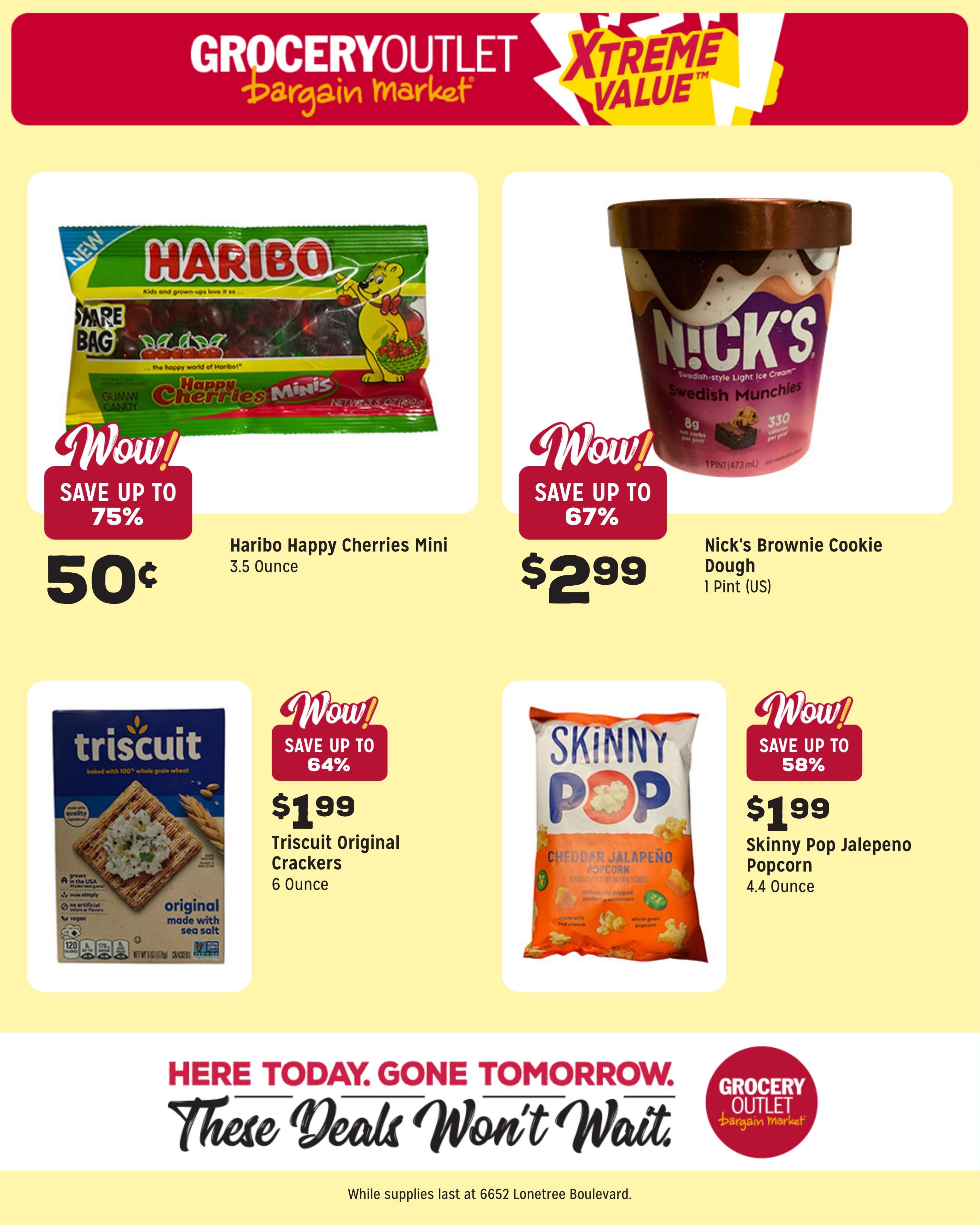 Grocery Outlet (Rocklin Area, CA) Weekly Ad August 12 - 18, 2026