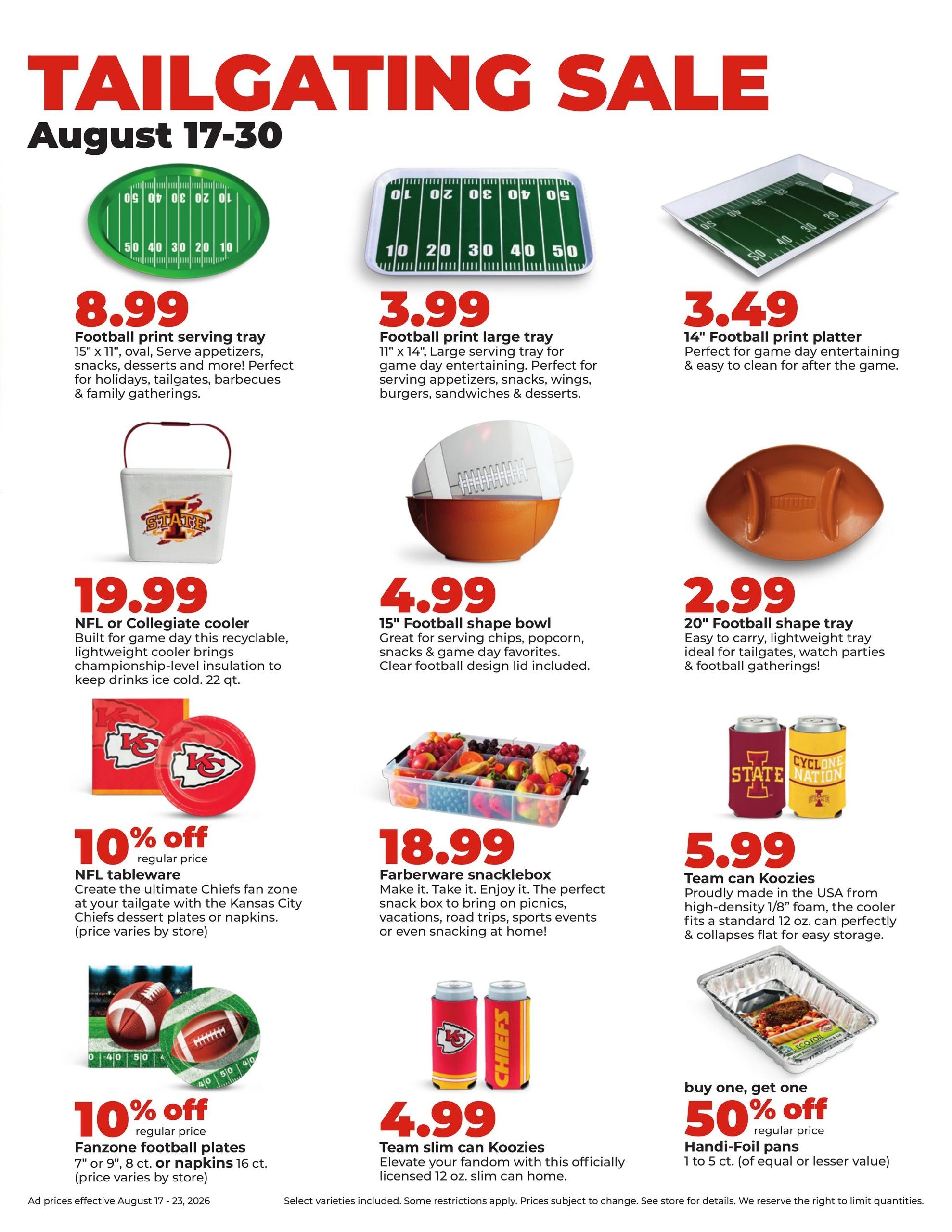 Hy-Vee (Hannibal–Quincy Area, IL–MO) Weekly Ad August 17 - 23, 2026