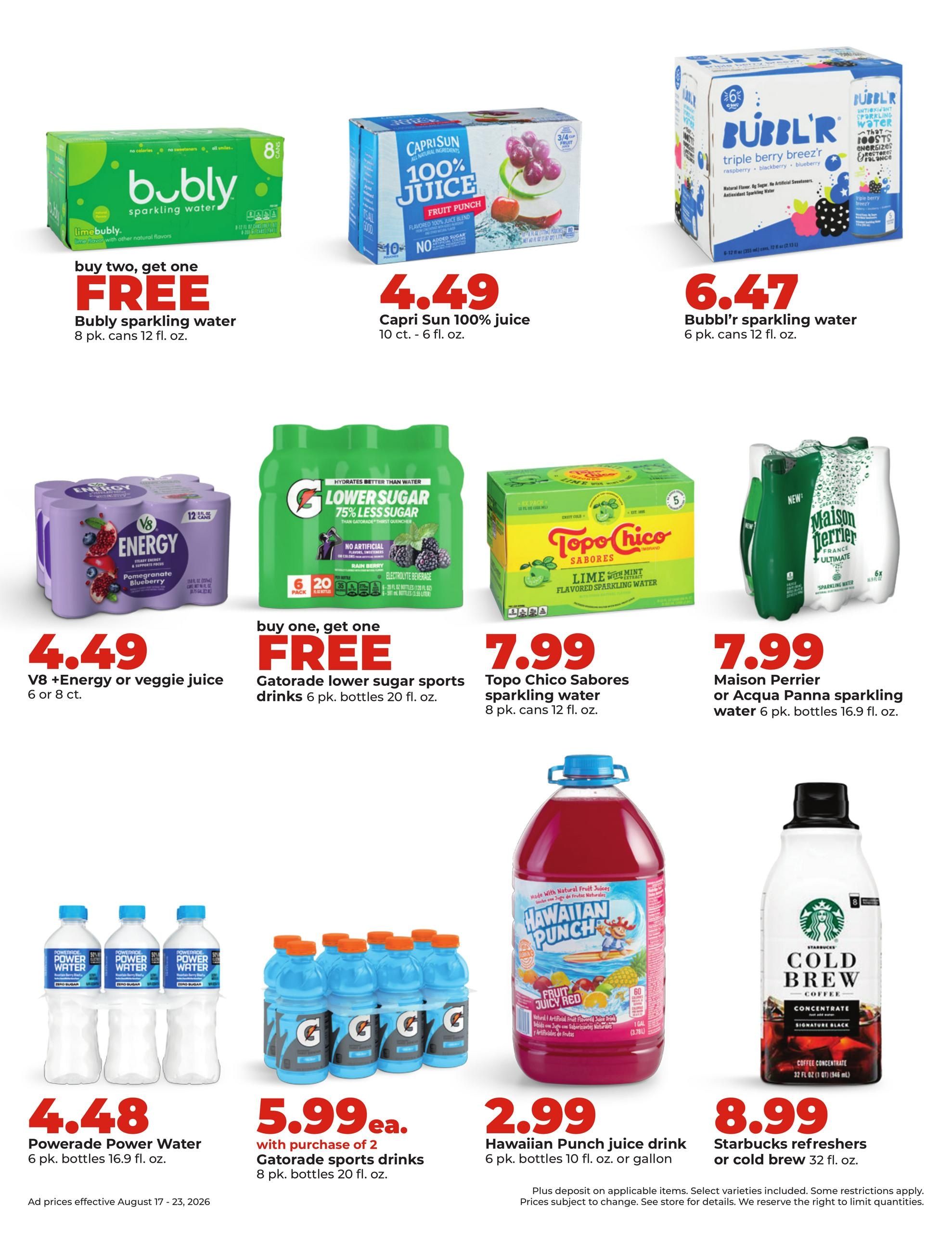 Hy-Vee (Hannibal–Quincy Area, IL–MO) Weekly Ad August 17 - 23, 2026