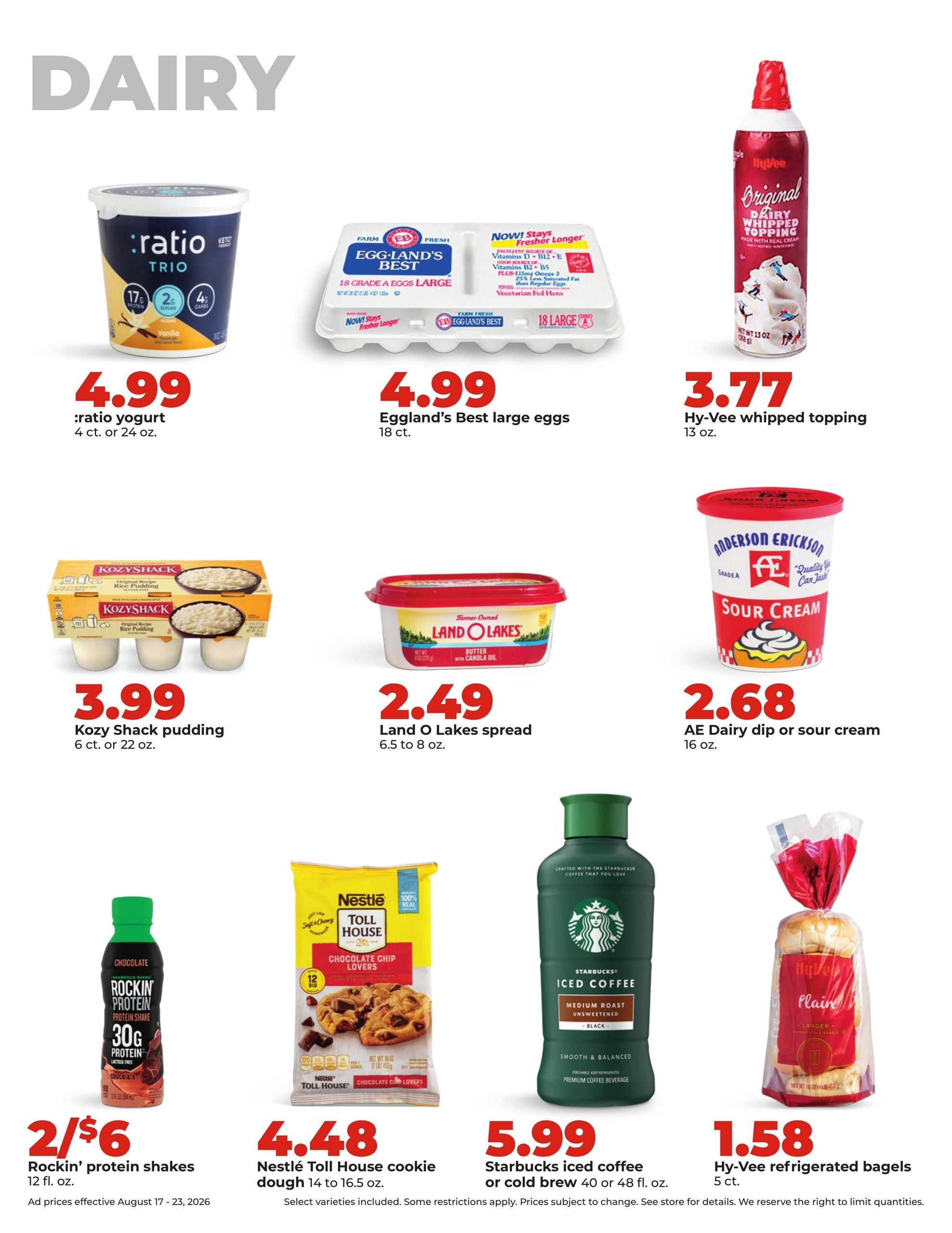 Hy-Vee (Hannibal–Quincy Area, IL–MO) Weekly Ad August 17 - 23, 2026