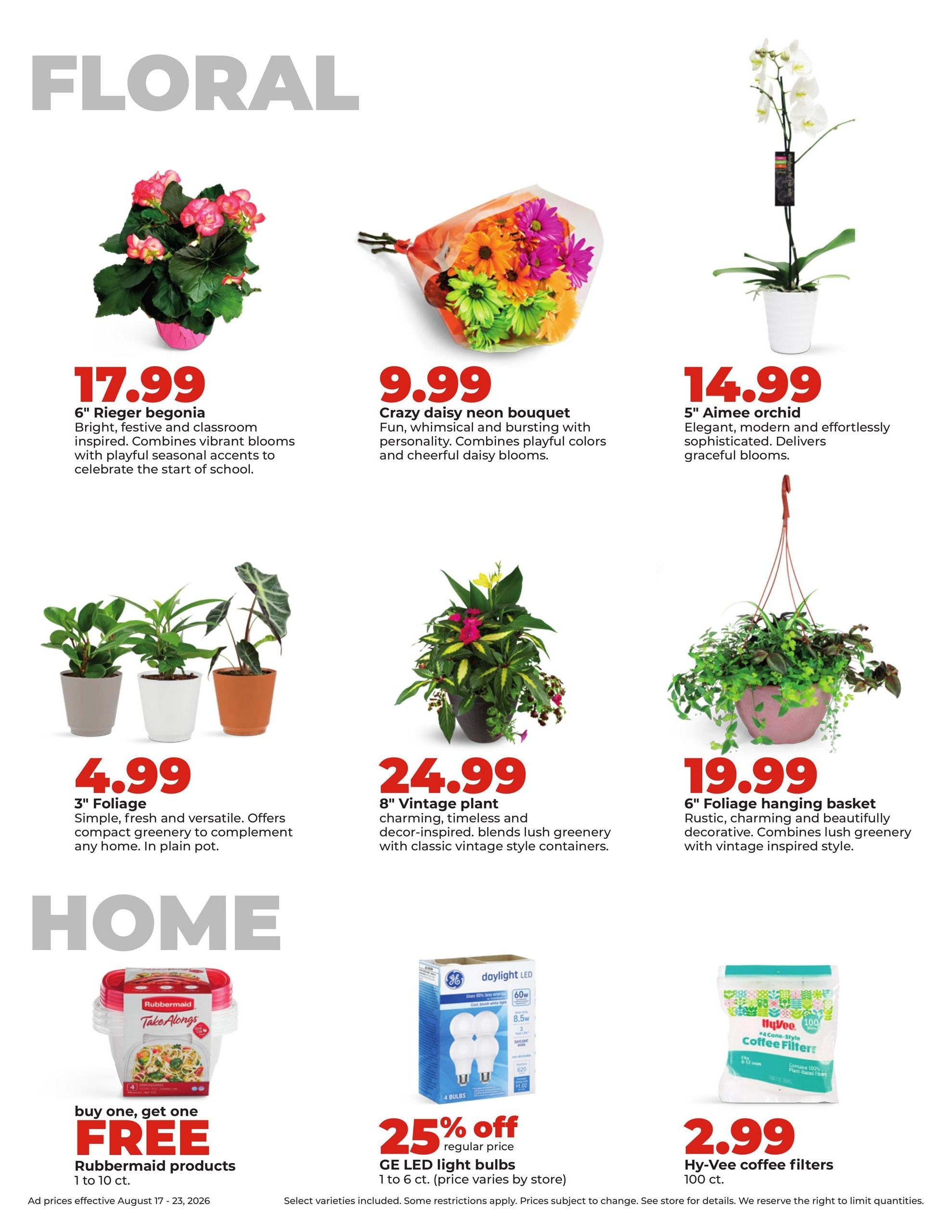 Hy-Vee (Hannibal–Quincy Area, IL–MO) Weekly Ad August 17 - 23, 2026
