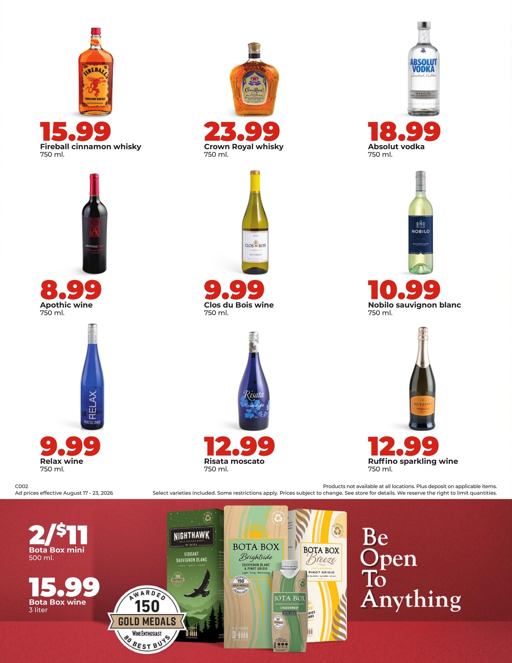 Hy-Vee (Hannibal–Quincy Area, IL–MO) Weekly Ad August 17 - 23, 2026