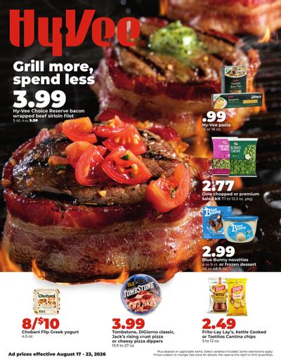 Hy-Vee (Des Moines–Boone Area, IA) Weekly Ad August 17 - 23, 2026