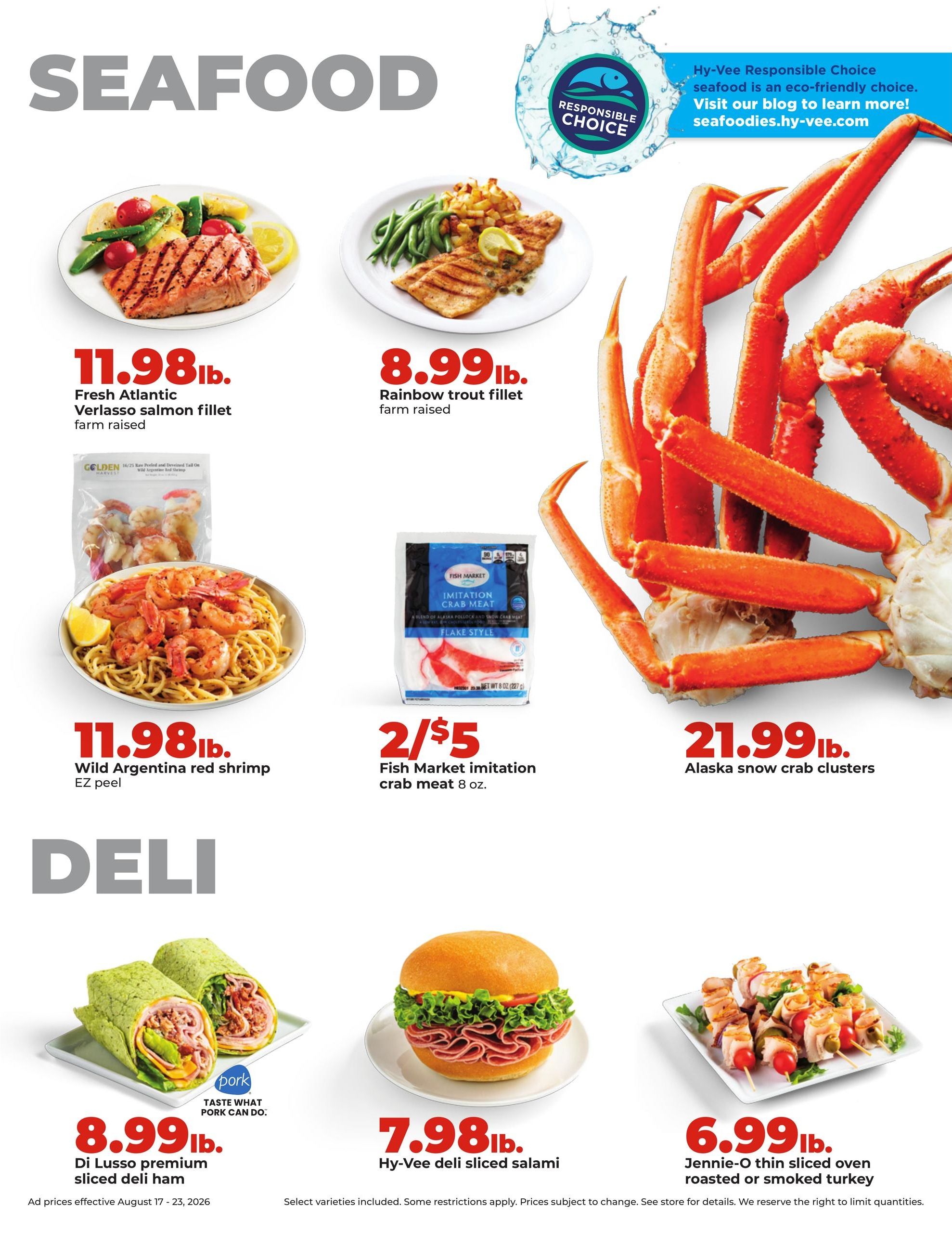 Hy-Vee (Des Moines–Boone Area, IA) Weekly Ad August 17 - 23, 2026