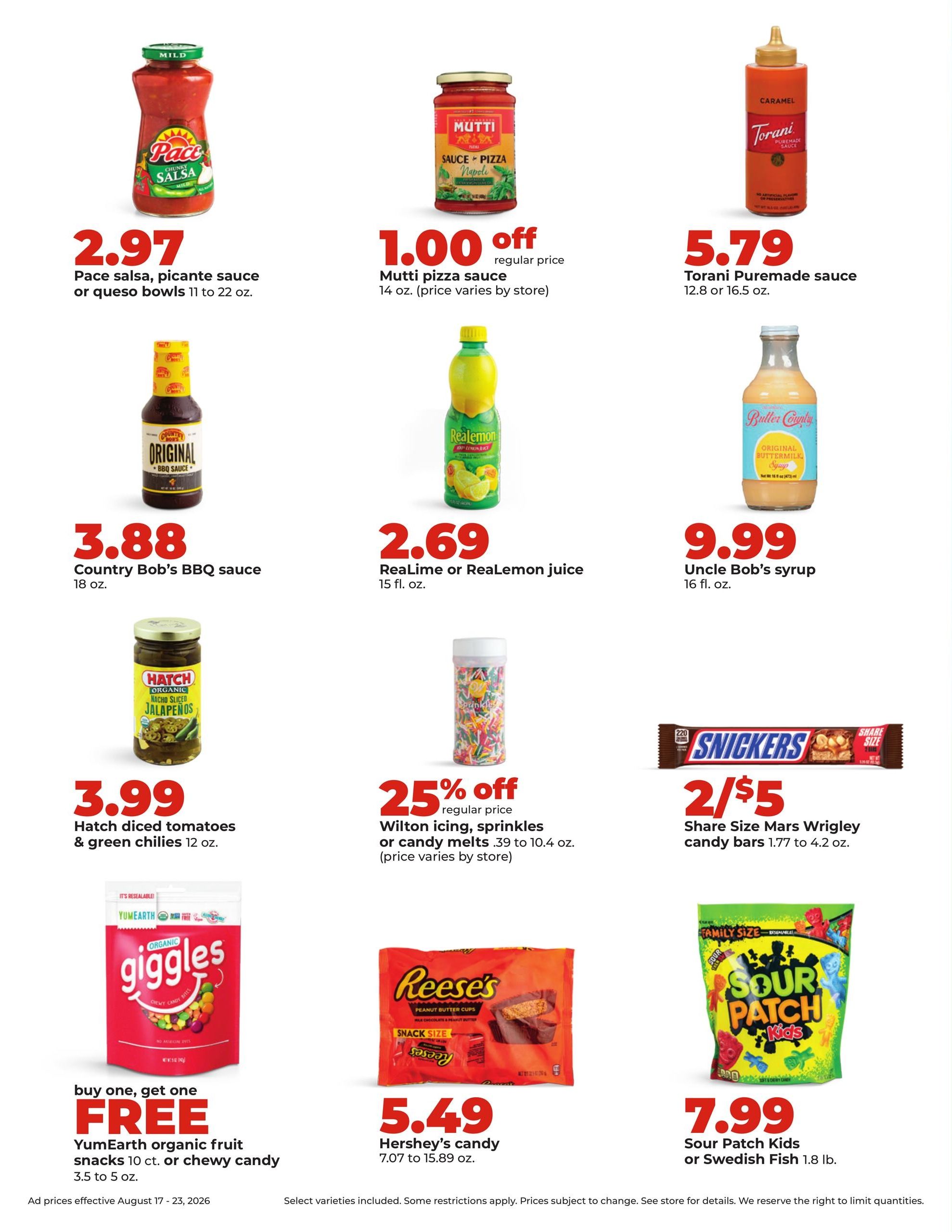 Hy-Vee (Des Moines–Boone Area, IA) Weekly Ad August 17 - 23, 2026