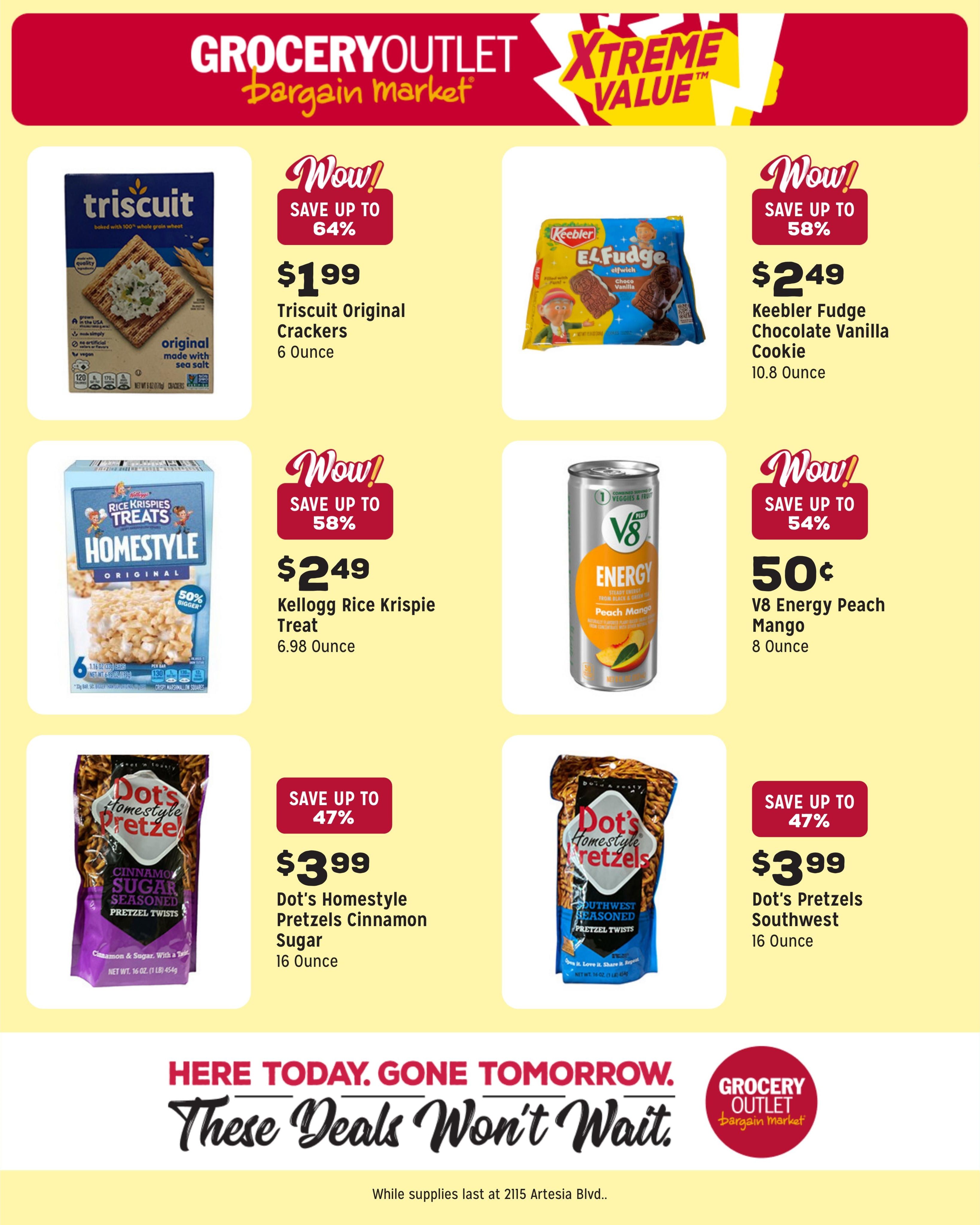 Grocery Outlet (Hermosa Beach Area, CA) Weekly Ad August 12 - 18, 2026