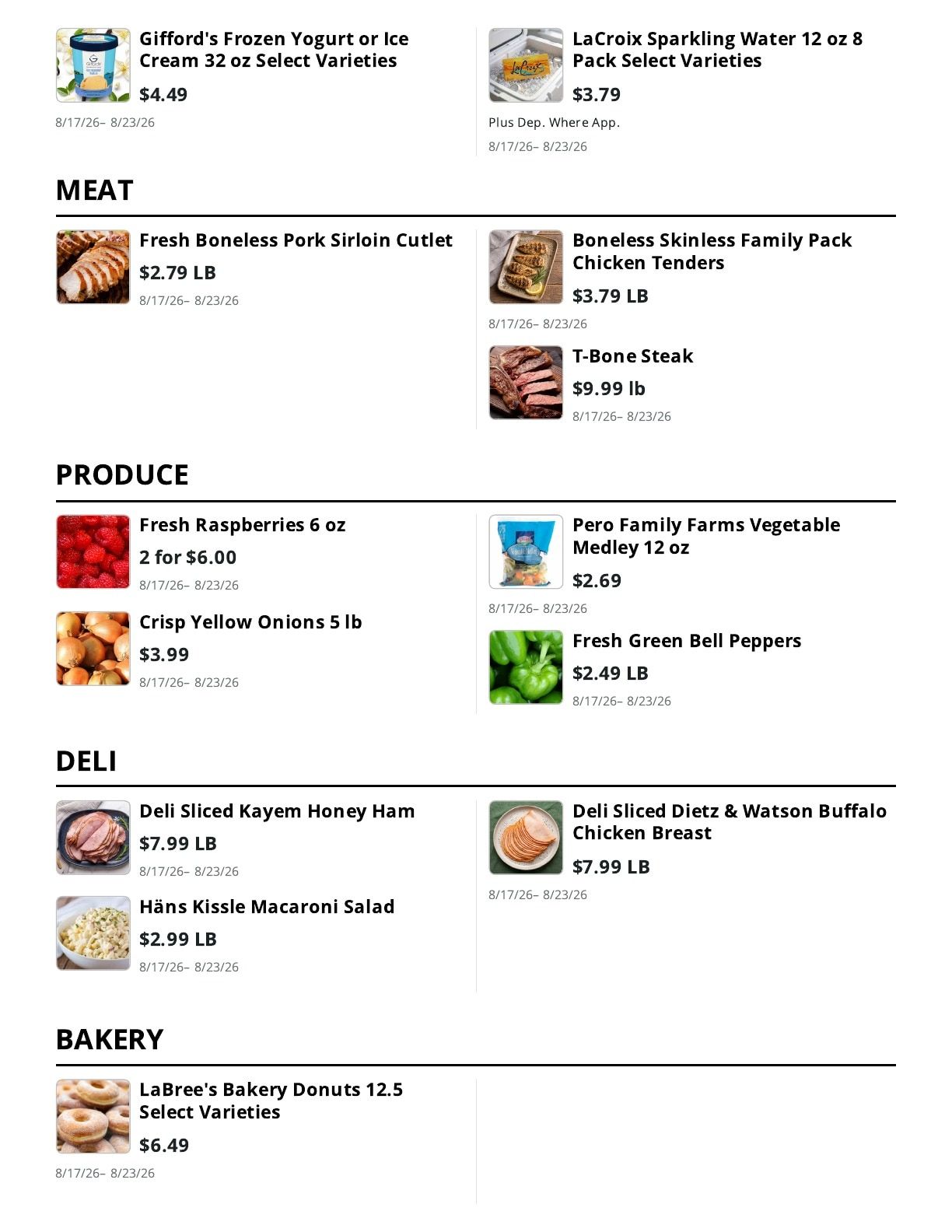 Kingdom Market Weekly Ad August 17 - 23, 2026
