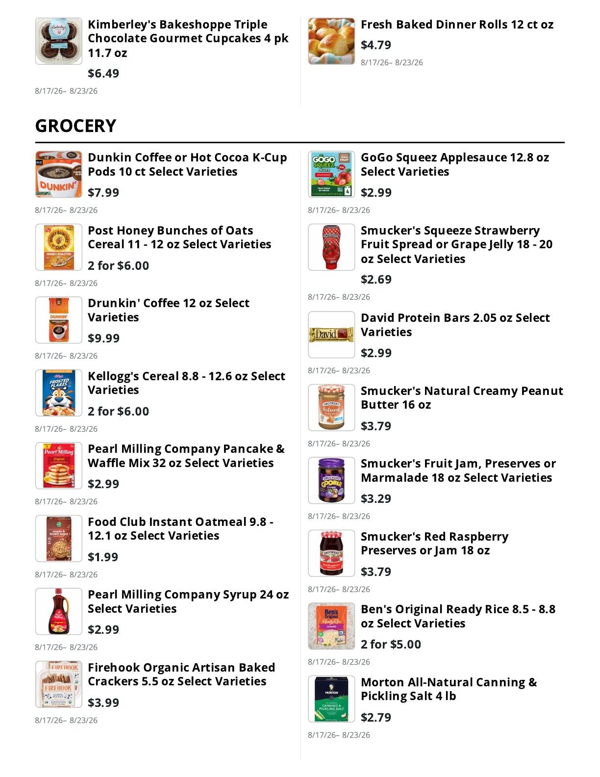 Kingdom Market Weekly Ad August 17 - 23, 2026