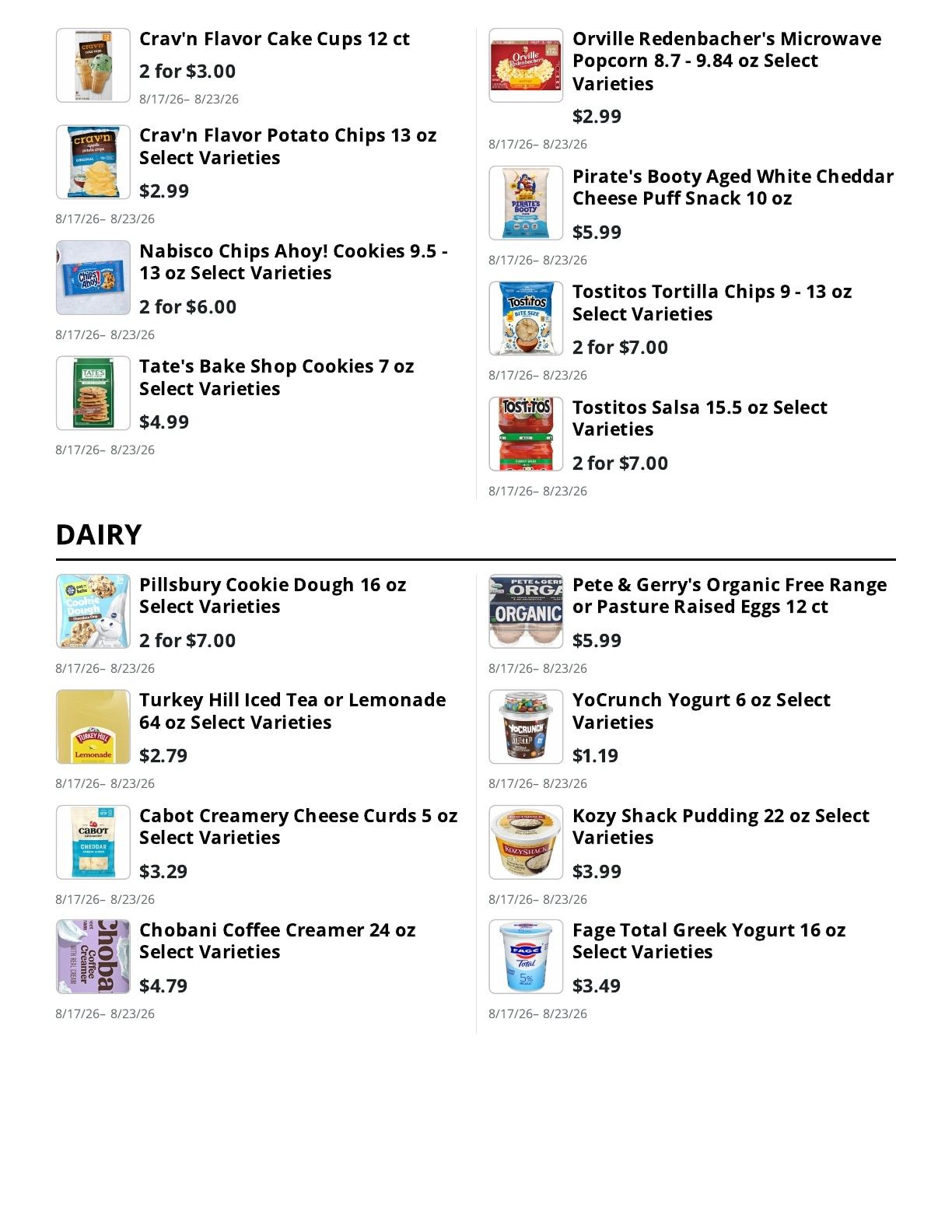 Kingdom Market Weekly Ad August 17 - 23, 2026
