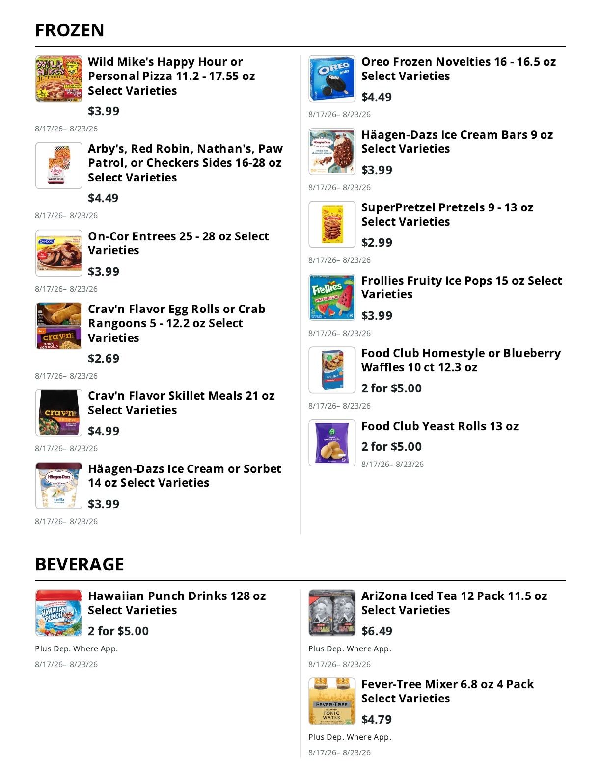 Kingdom Market Weekly Ad August 17 - 23, 2026