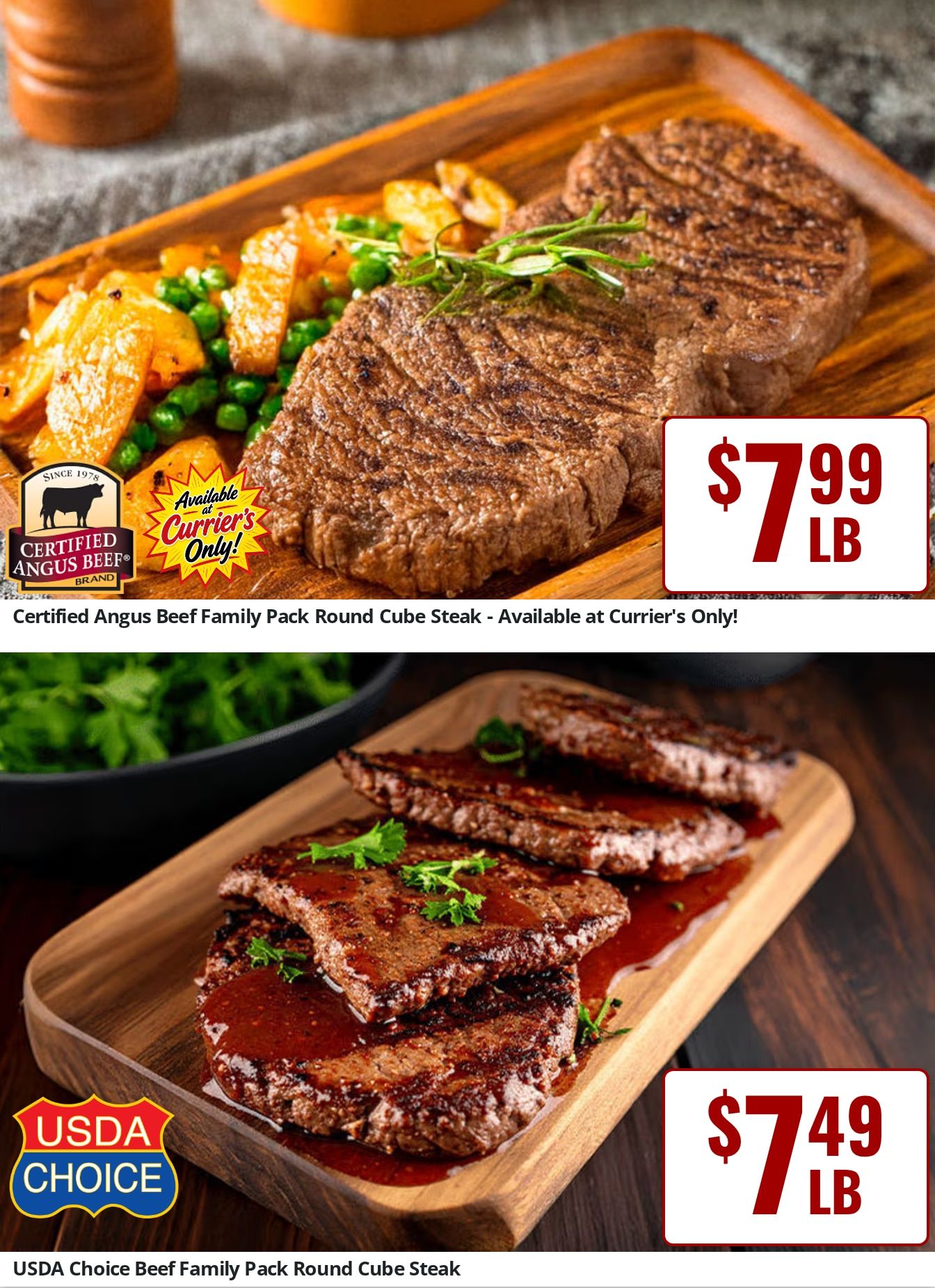 Currier's Quality Market Weekly Ad August 17 - 23, 2026