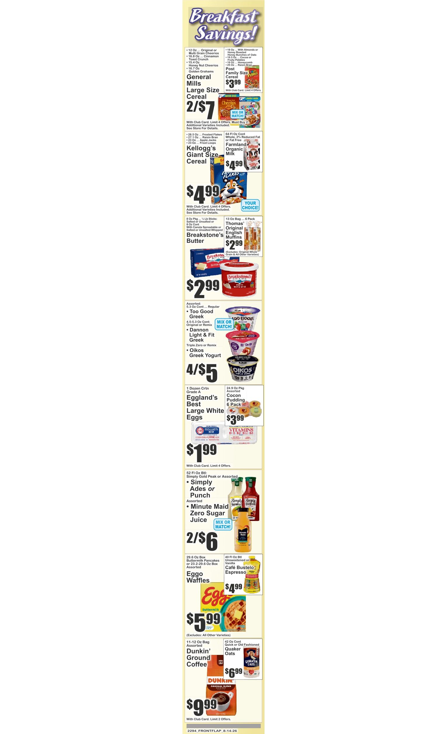 Key Food (79-15 Main Street, Flushing, NY) Weekly Ad August 14 - 20, 2026